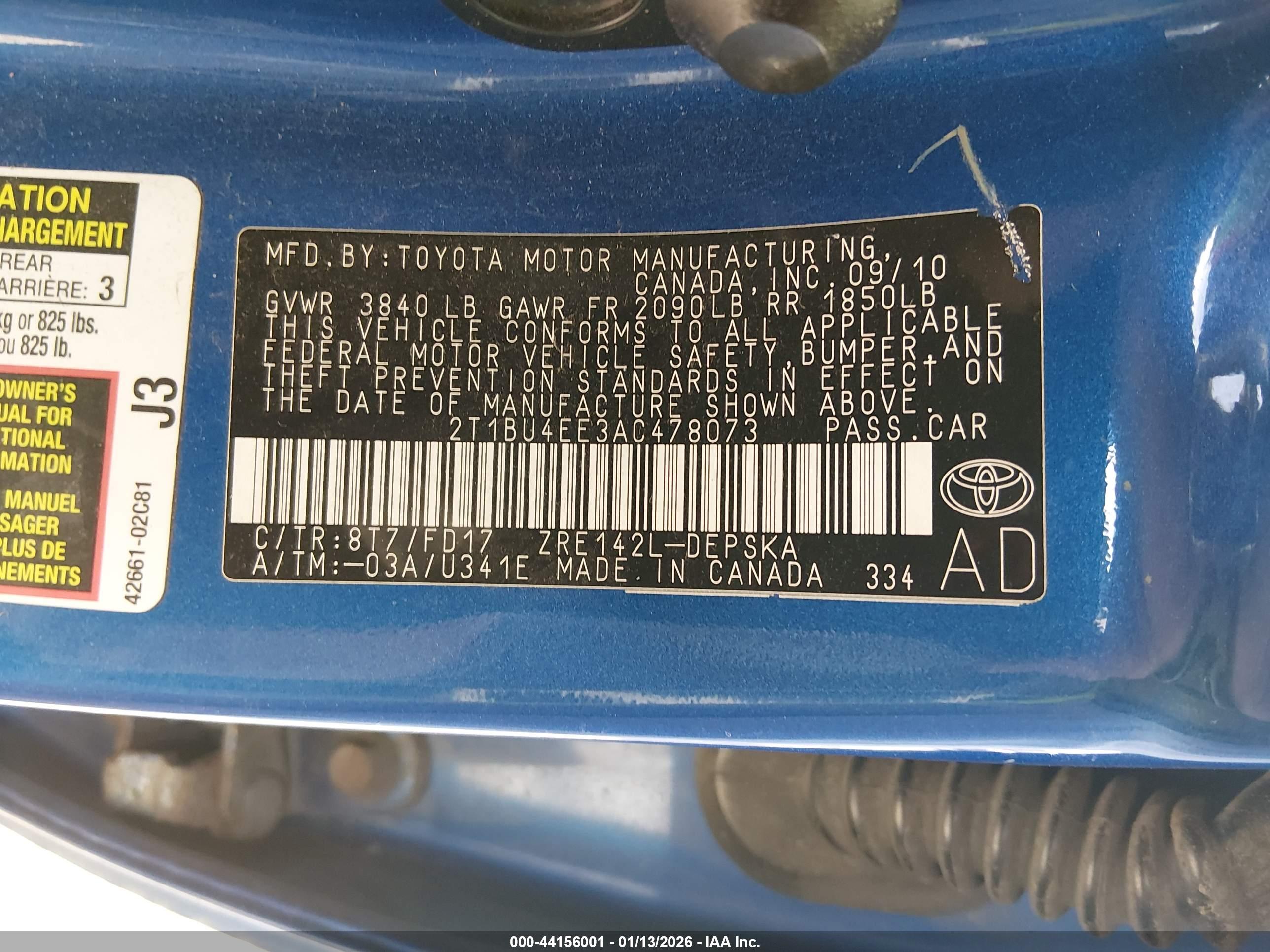 TOYOTA COROLLA image 9