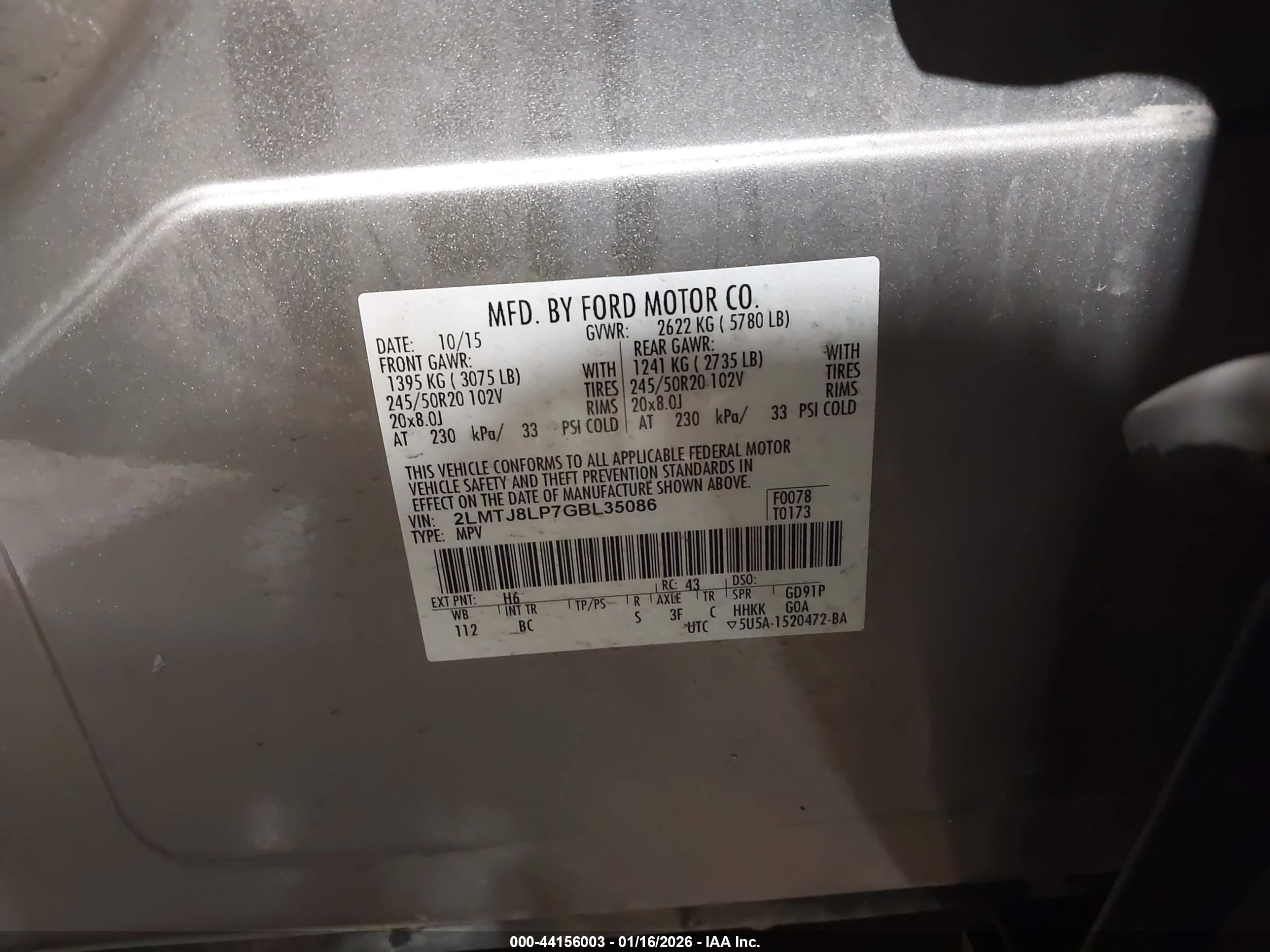 LINCOLN MKX image 9