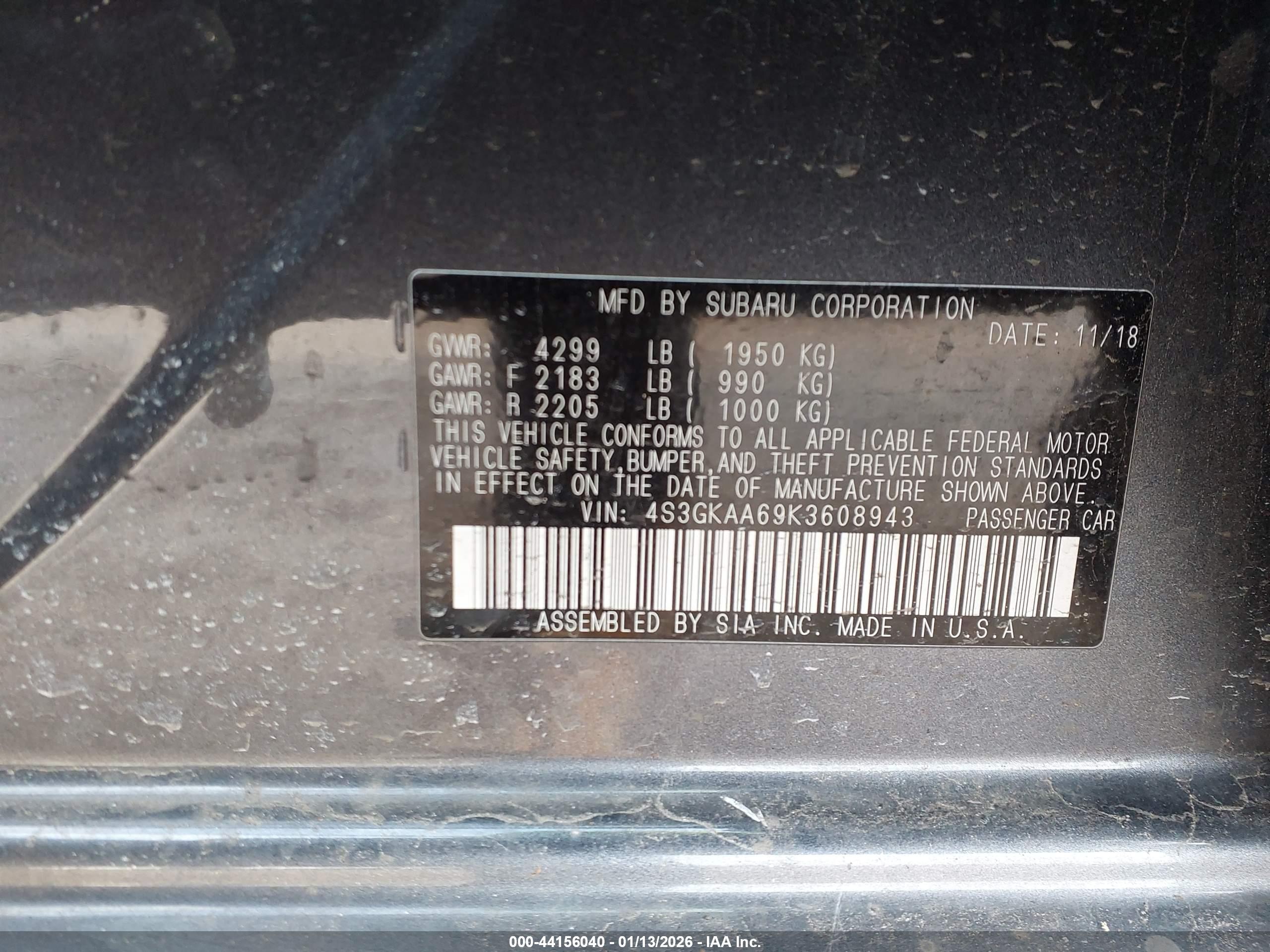 SUBARU IMPREZA image 9