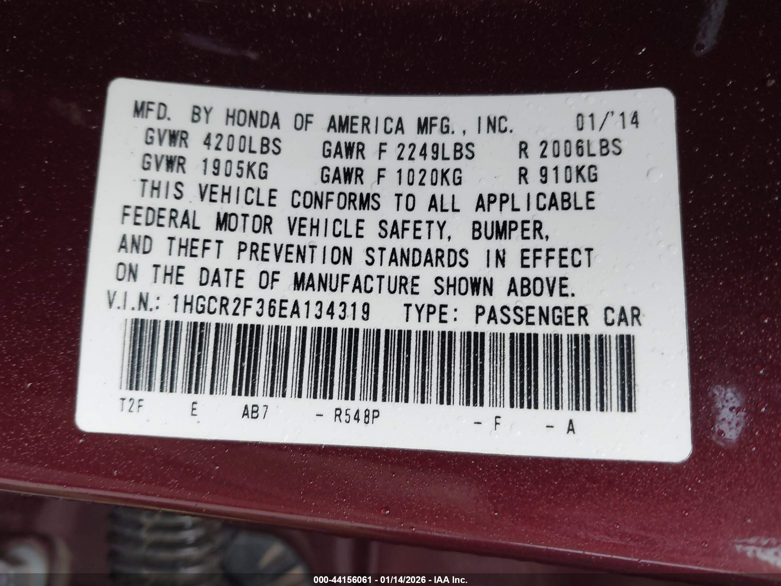 HONDA ACCORD image 9