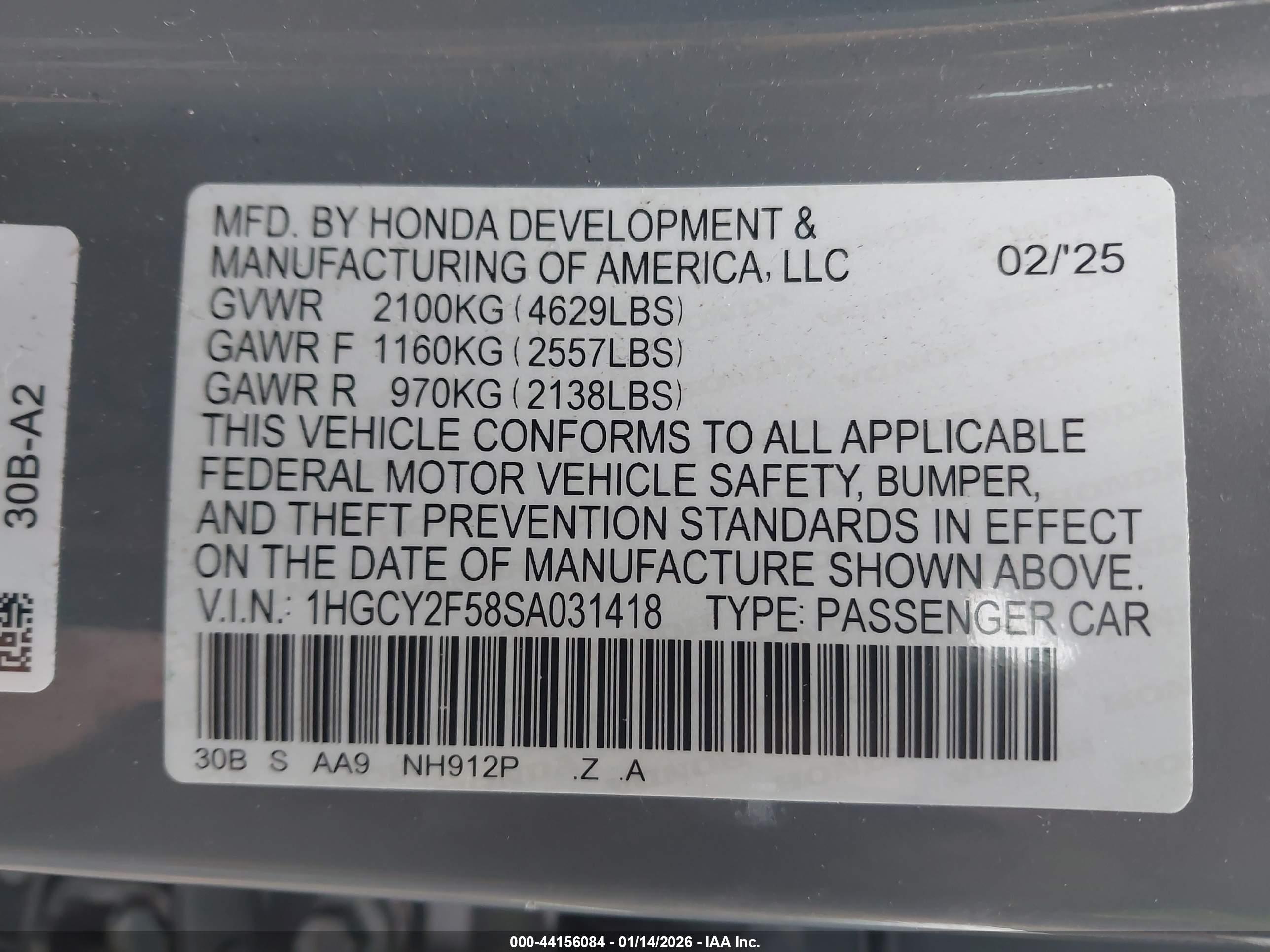 HONDA ACCORD image 9