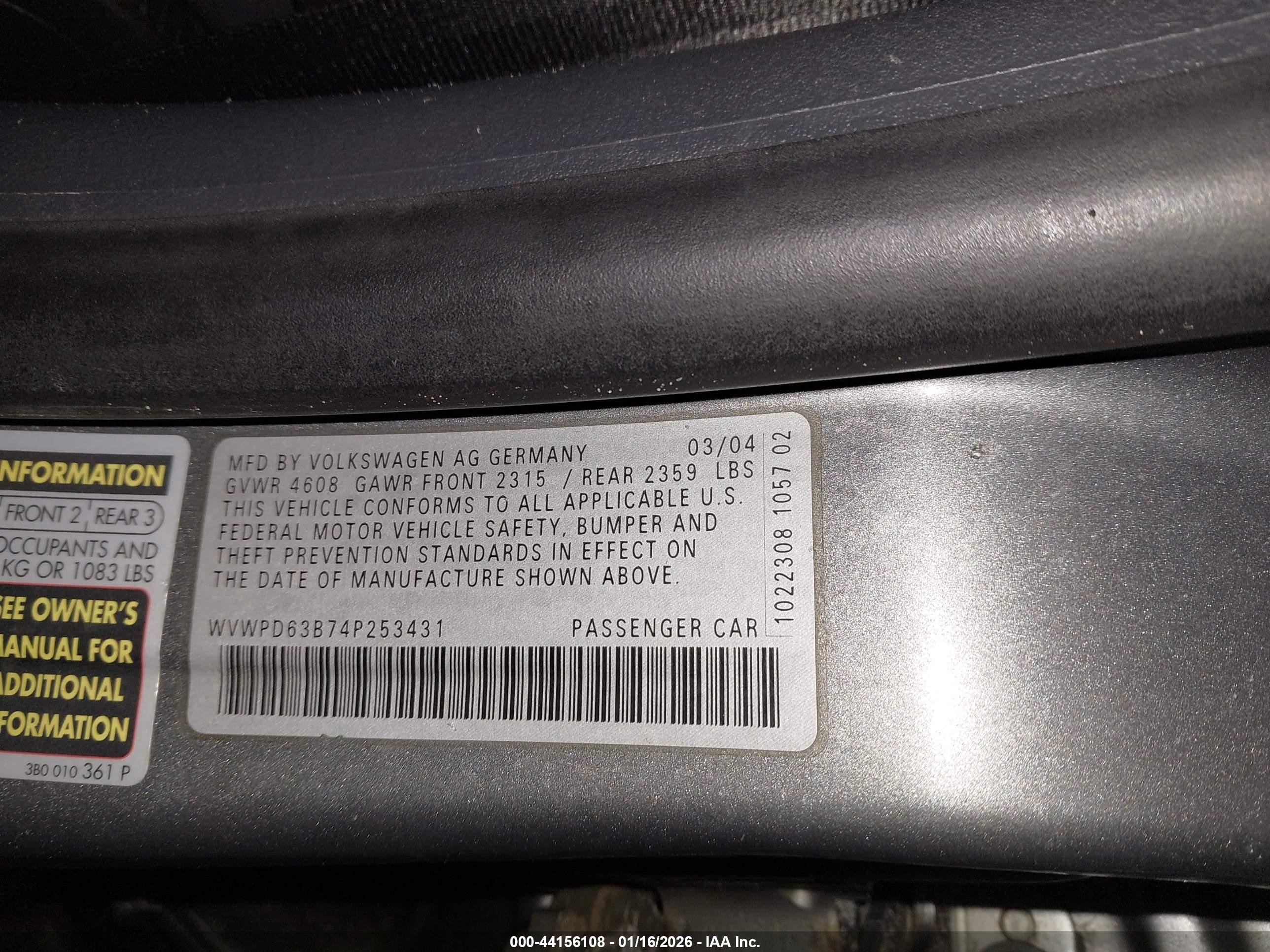 VOLKSWAGEN PASSAT image 9