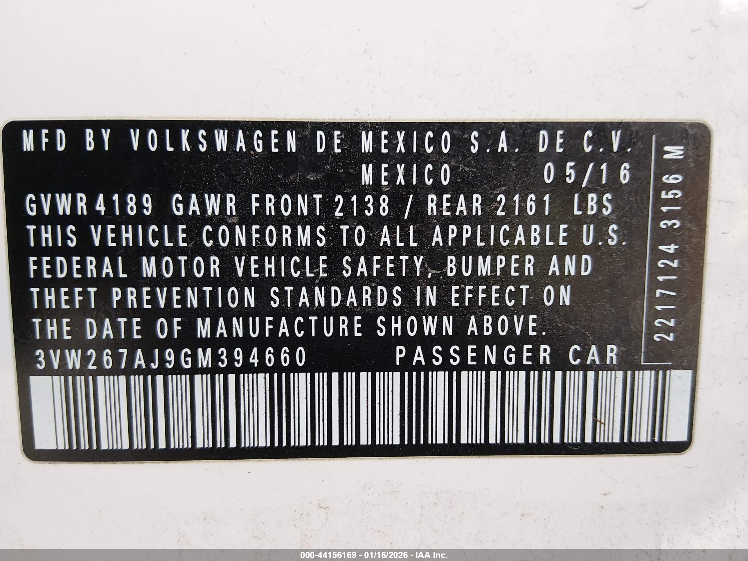 VOLKSWAGEN JETTA image 9