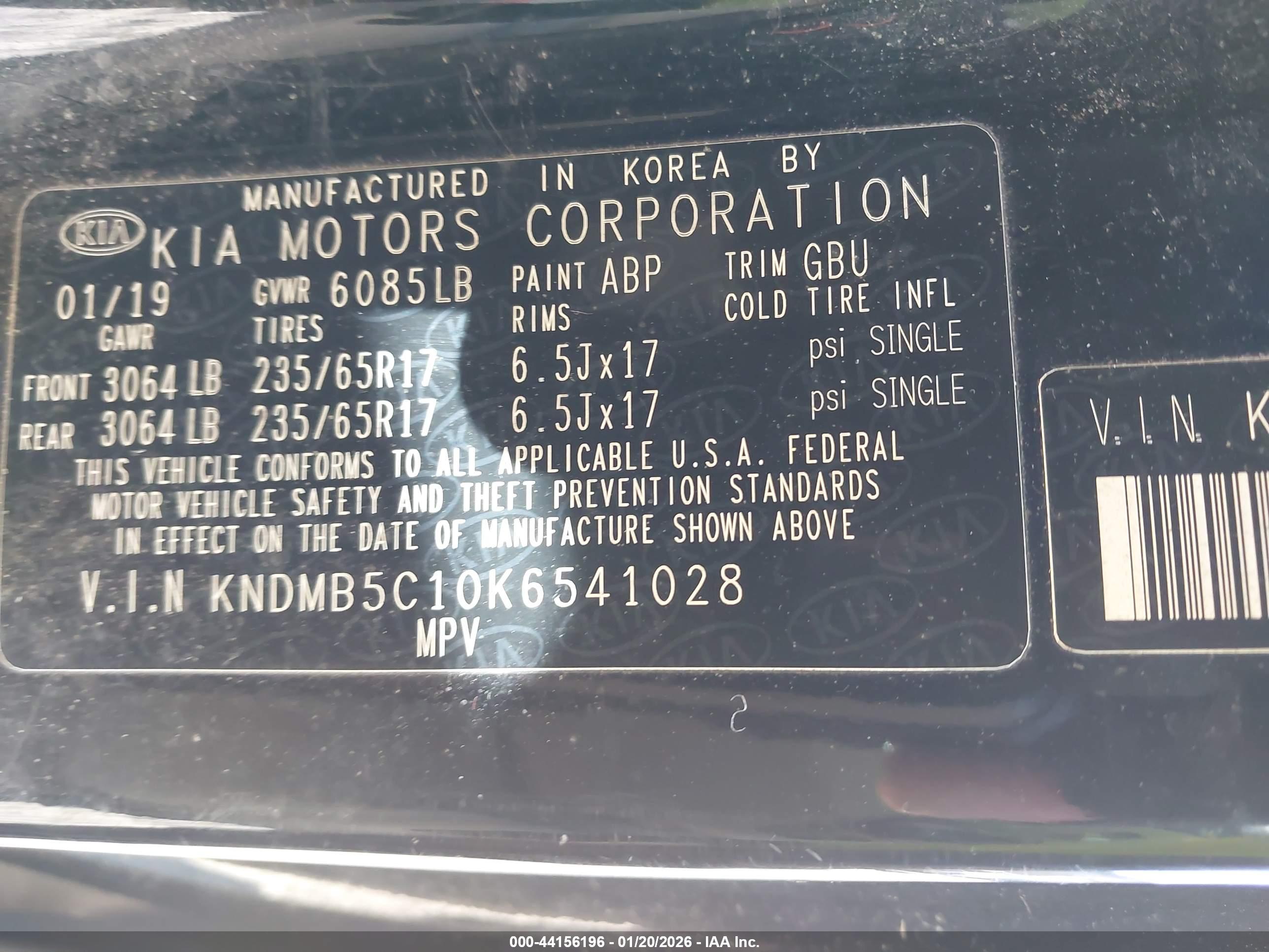 KIA SEDONA image 9