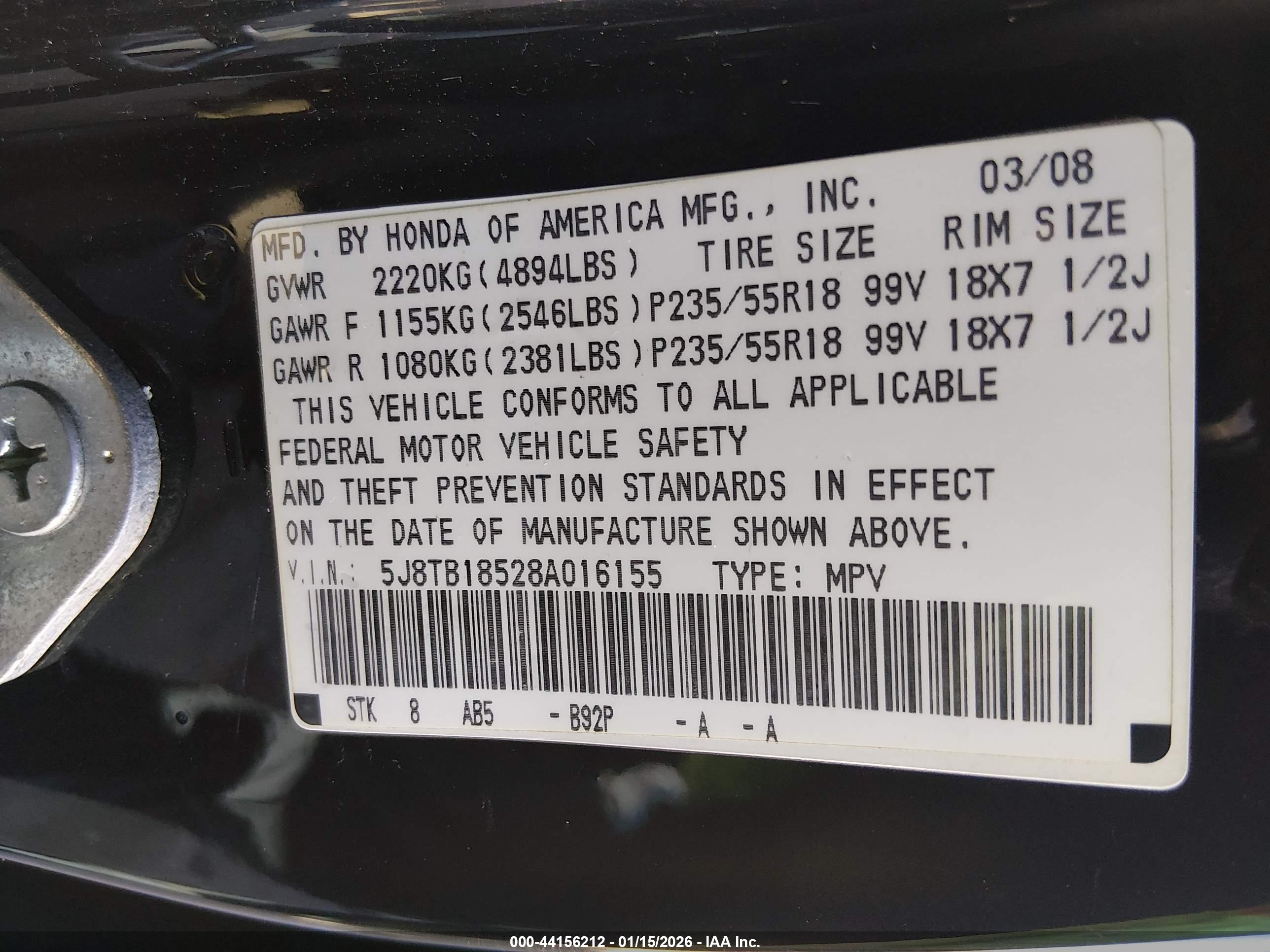 ACURA RDX image 9