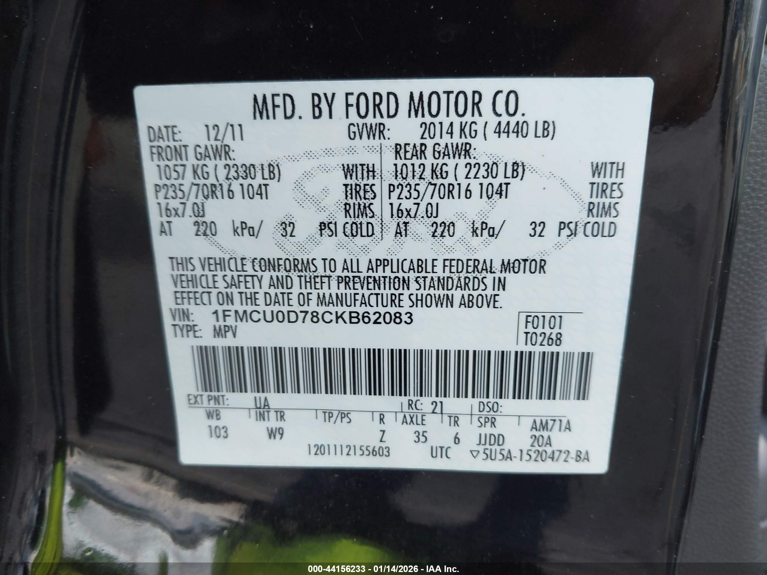 FORD ESCAPE image 9