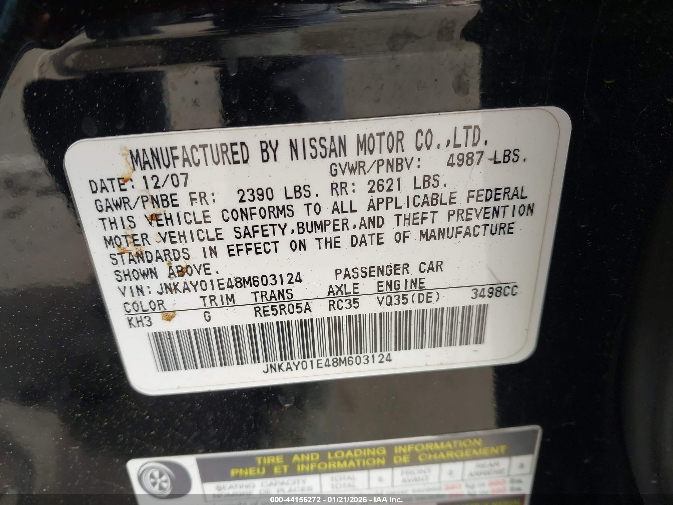 INFINITI M35 image 9