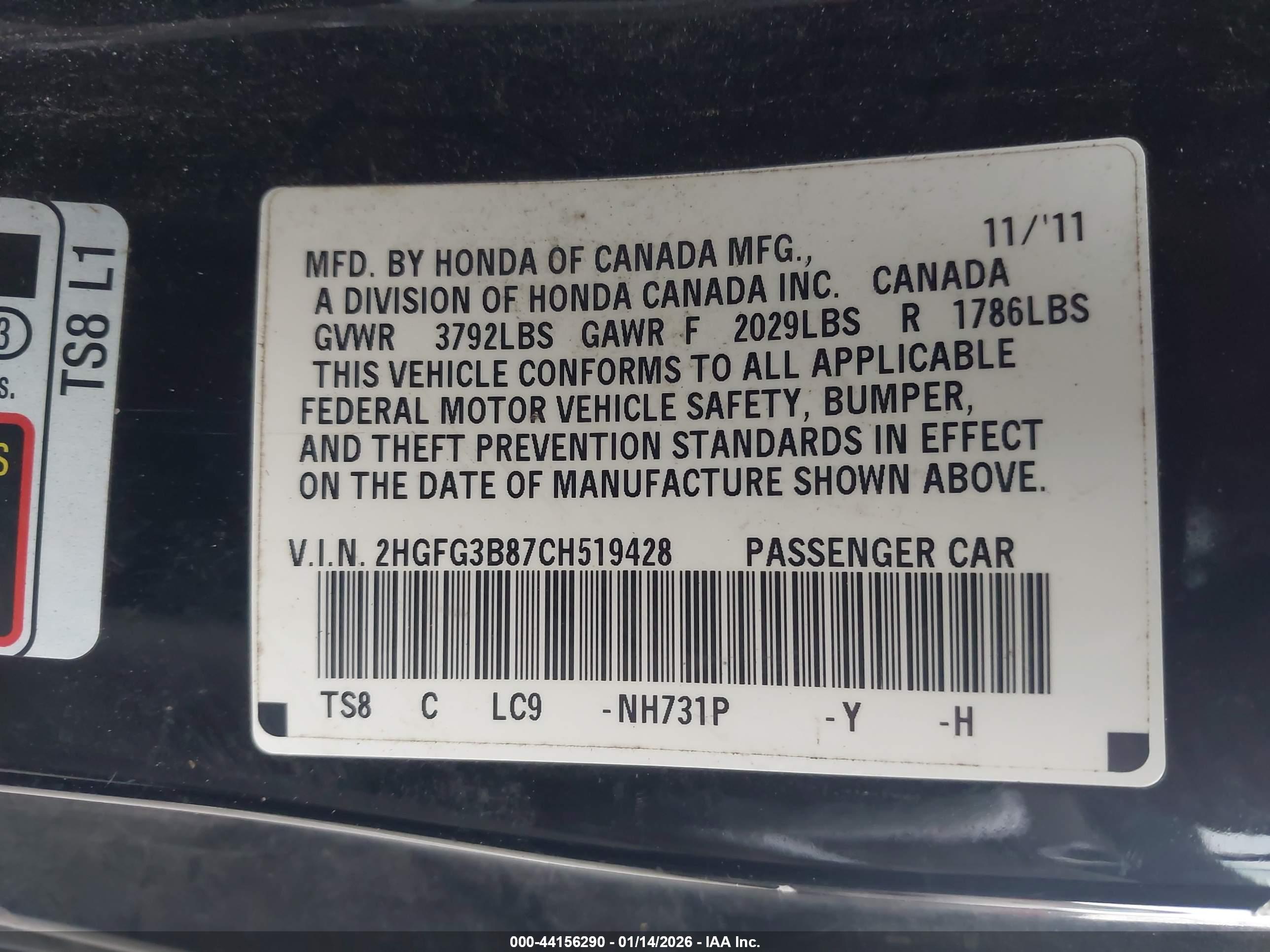HONDA CIVIC image 9