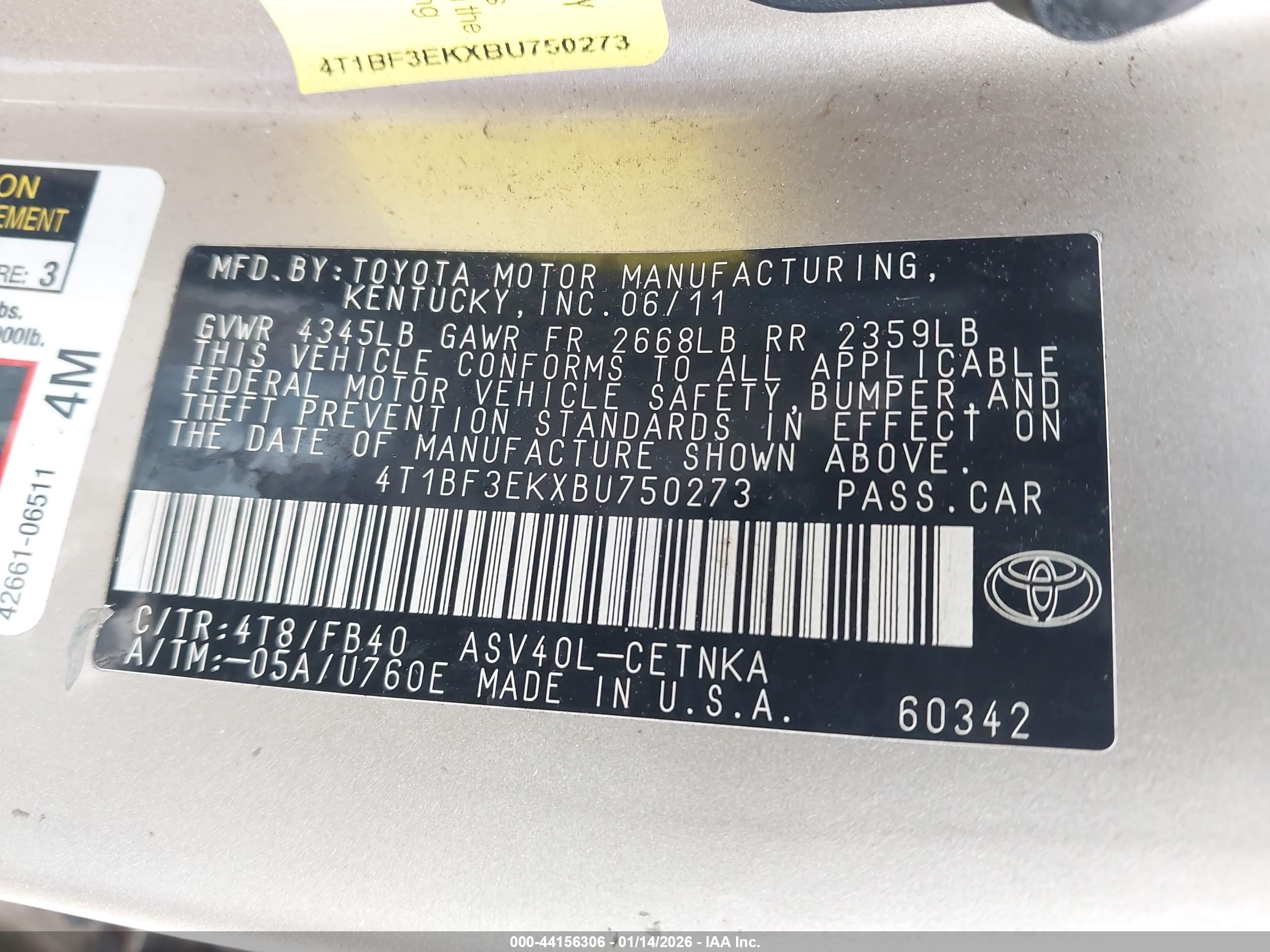 TOYOTA CAMRY image 9