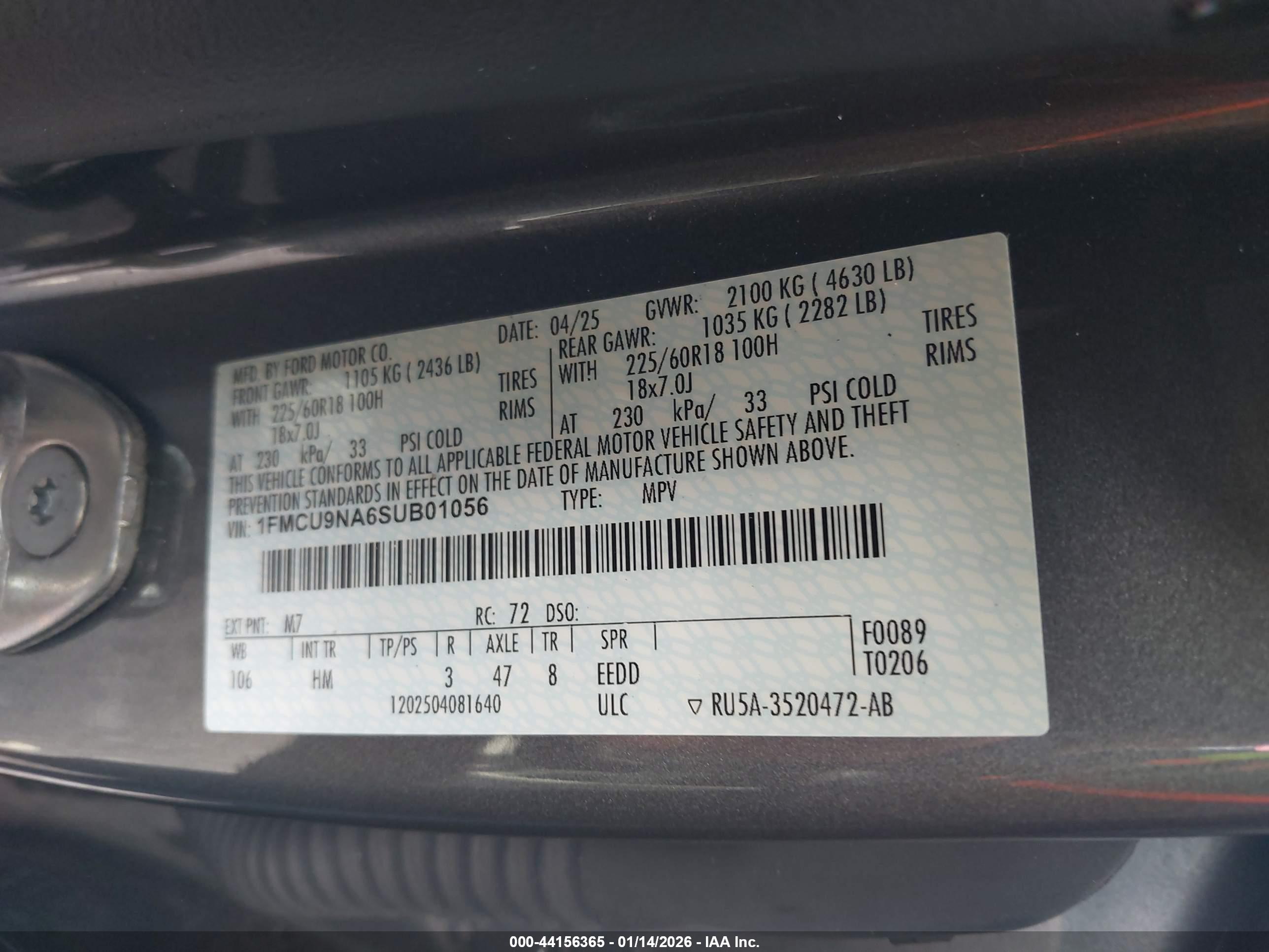 FORD ESCAPE image 9
