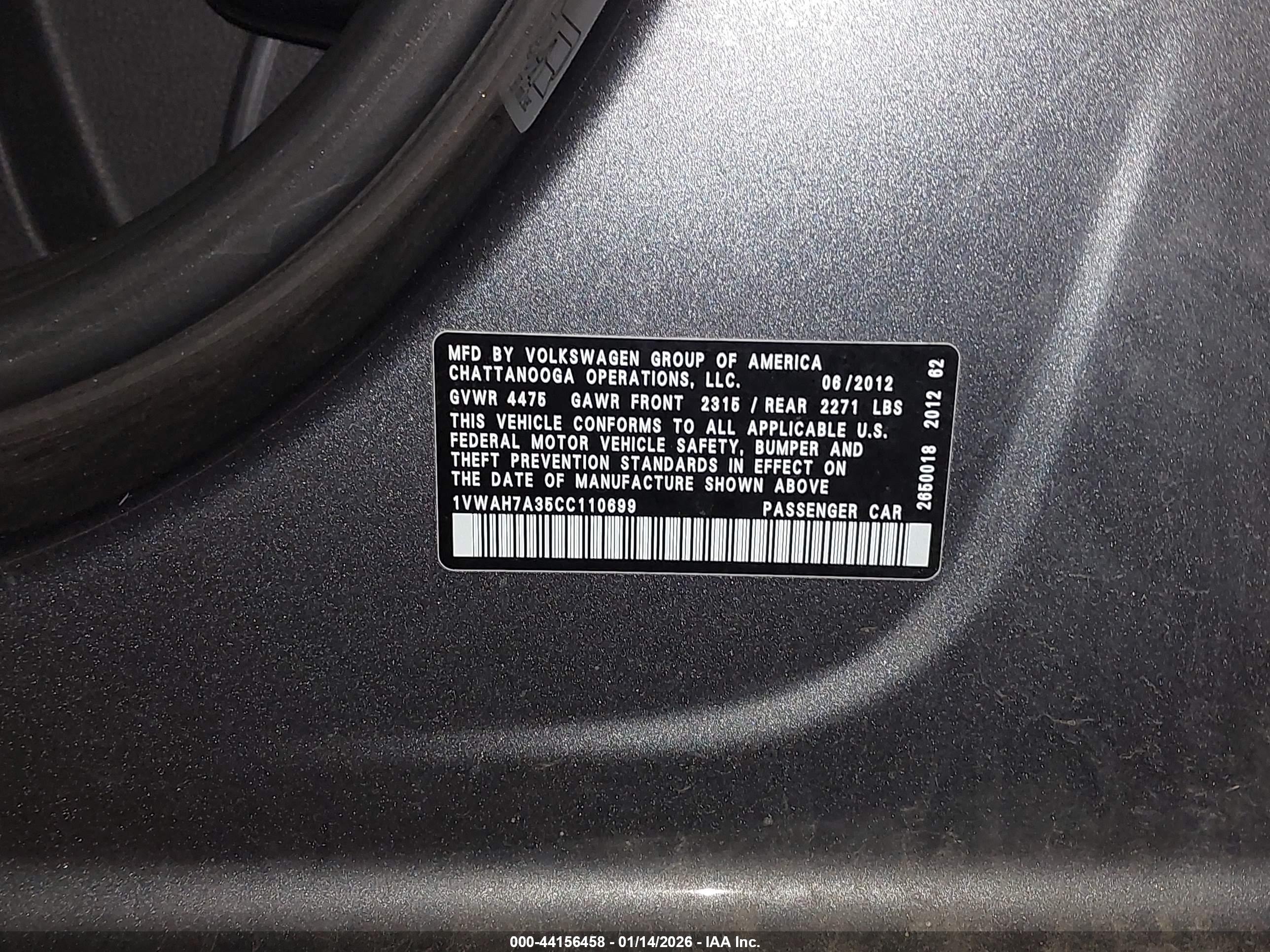 VOLKSWAGEN PASSAT image 9
