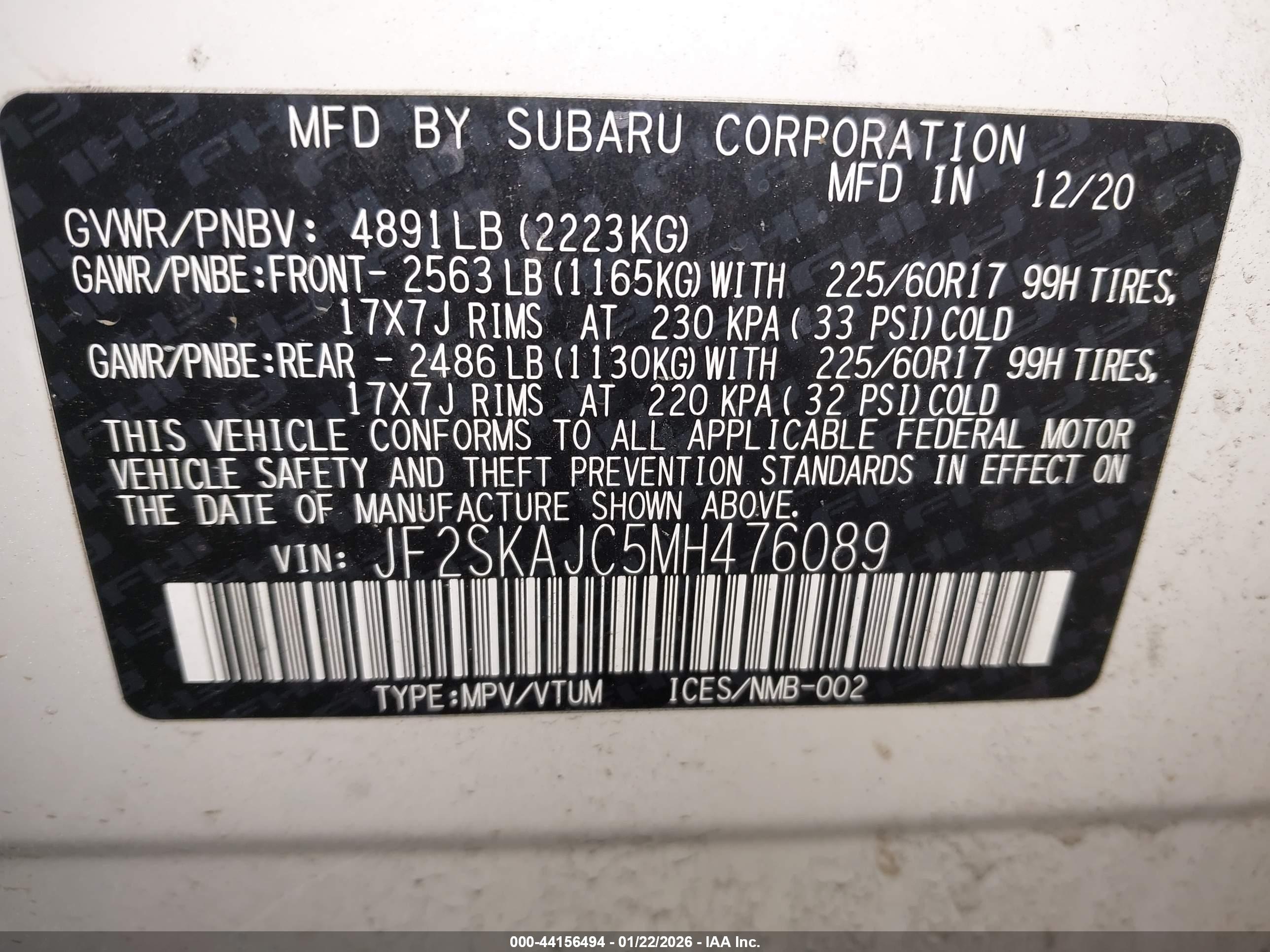 SUBARU FORESTER image 9