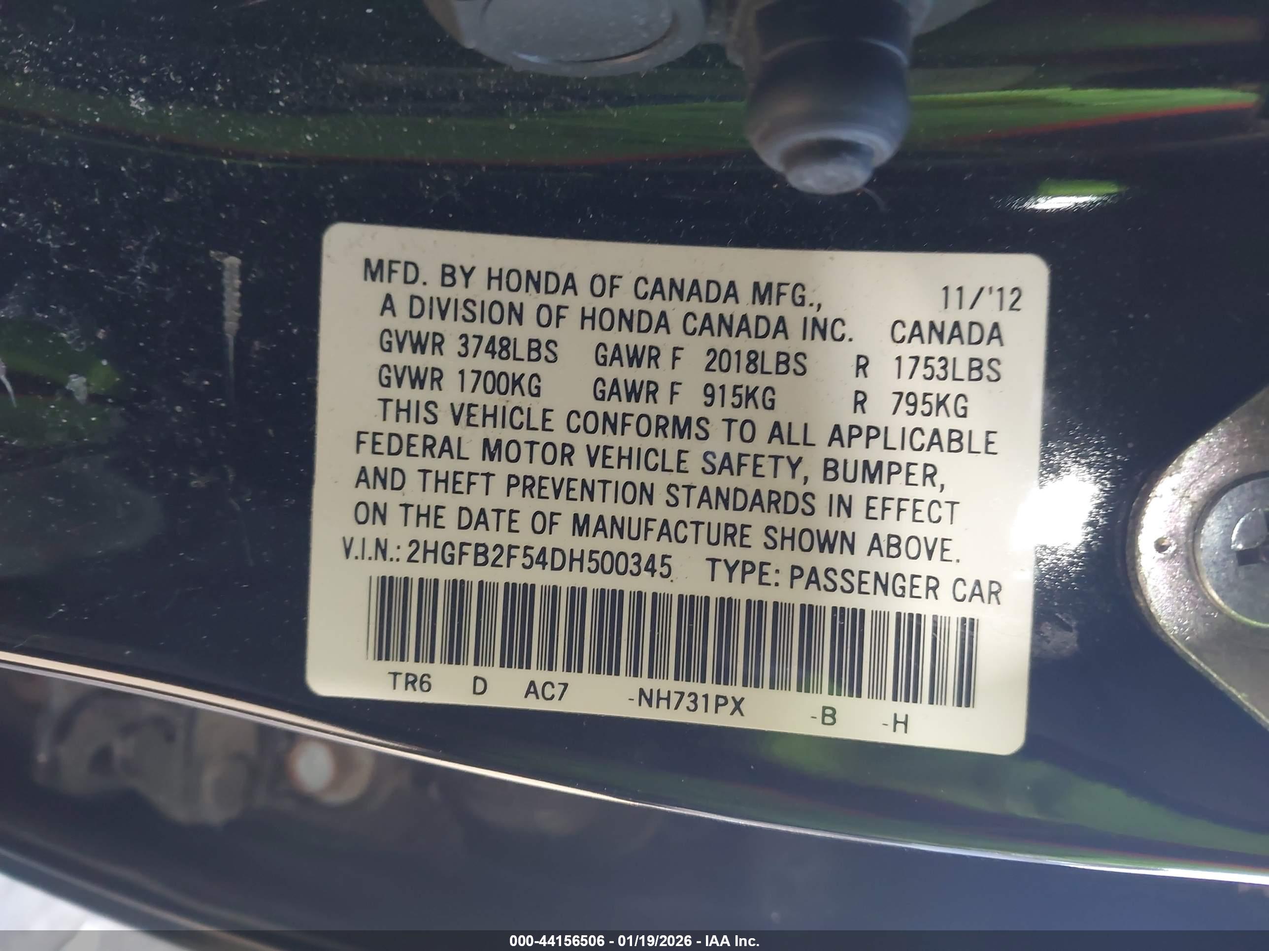 HONDA CIVIC image 9