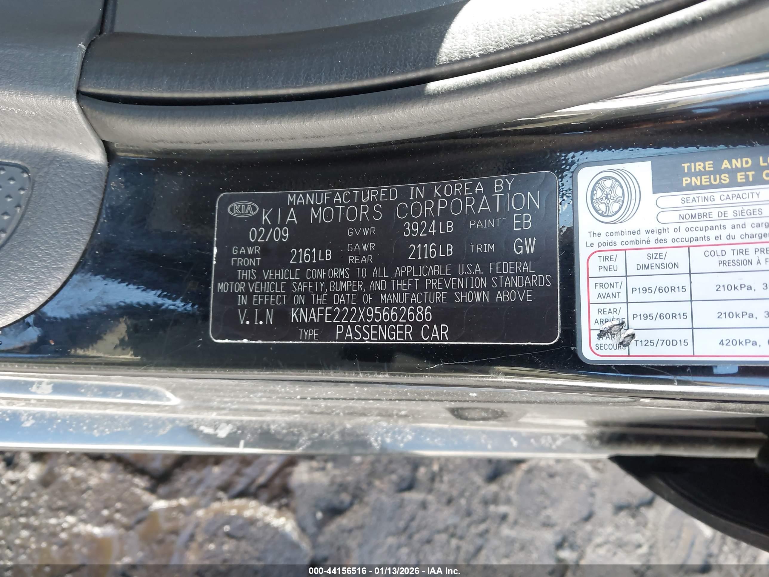 KIA SPECTRA image 9