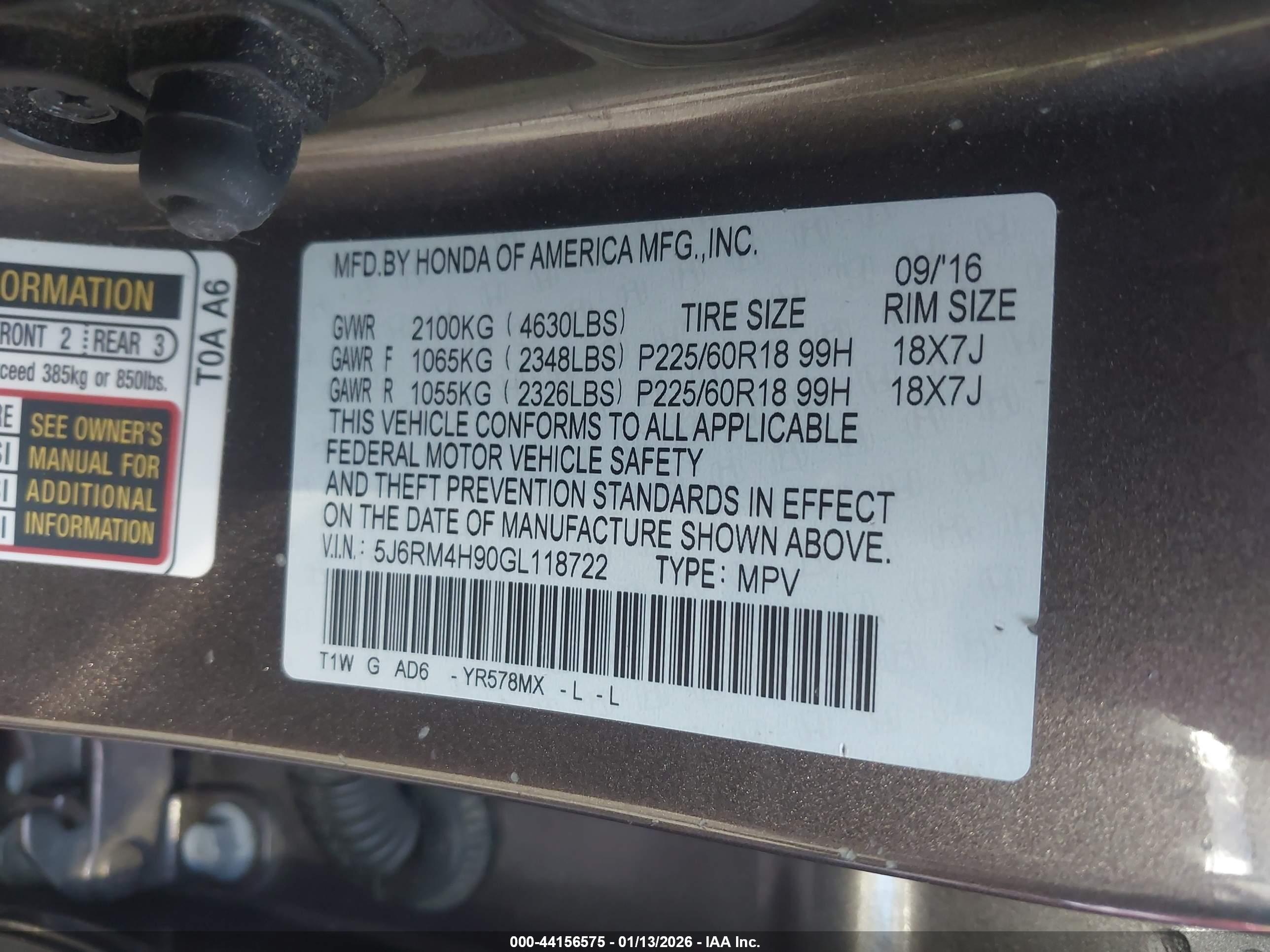 HONDA CR-V image 9