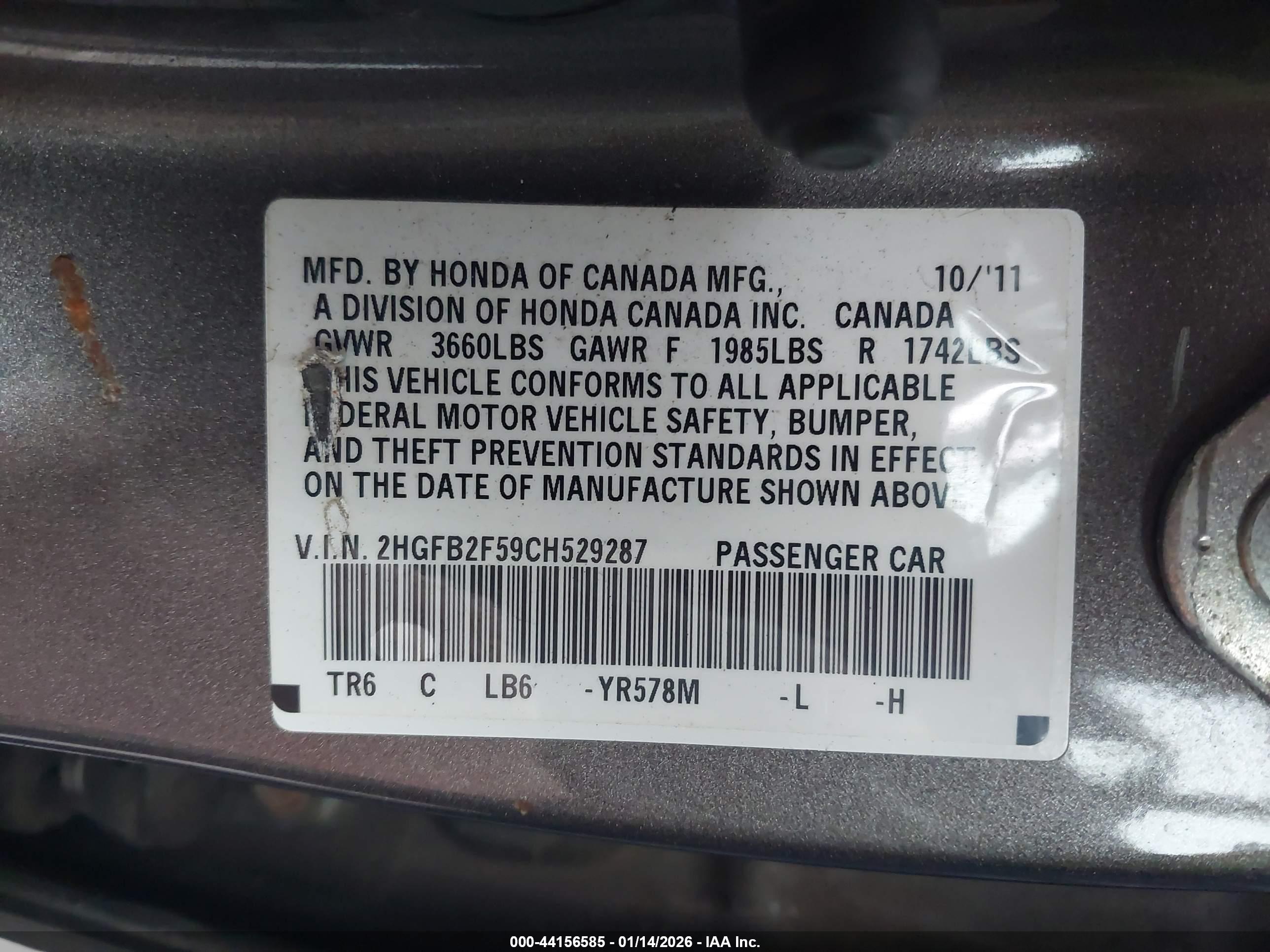 HONDA CIVIC image 9