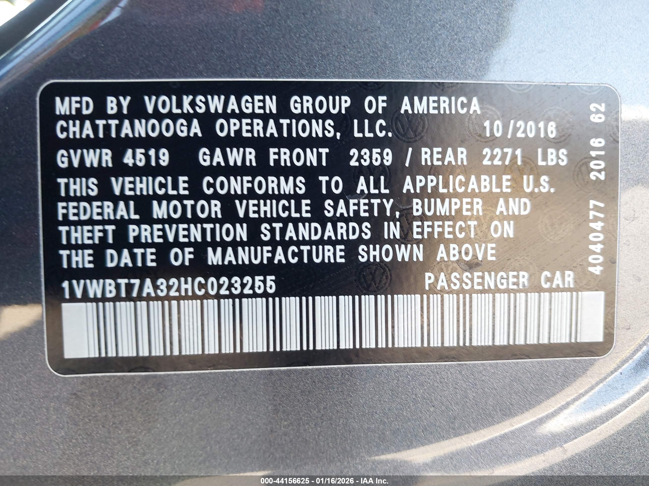 VOLKSWAGEN PASSAT image 9