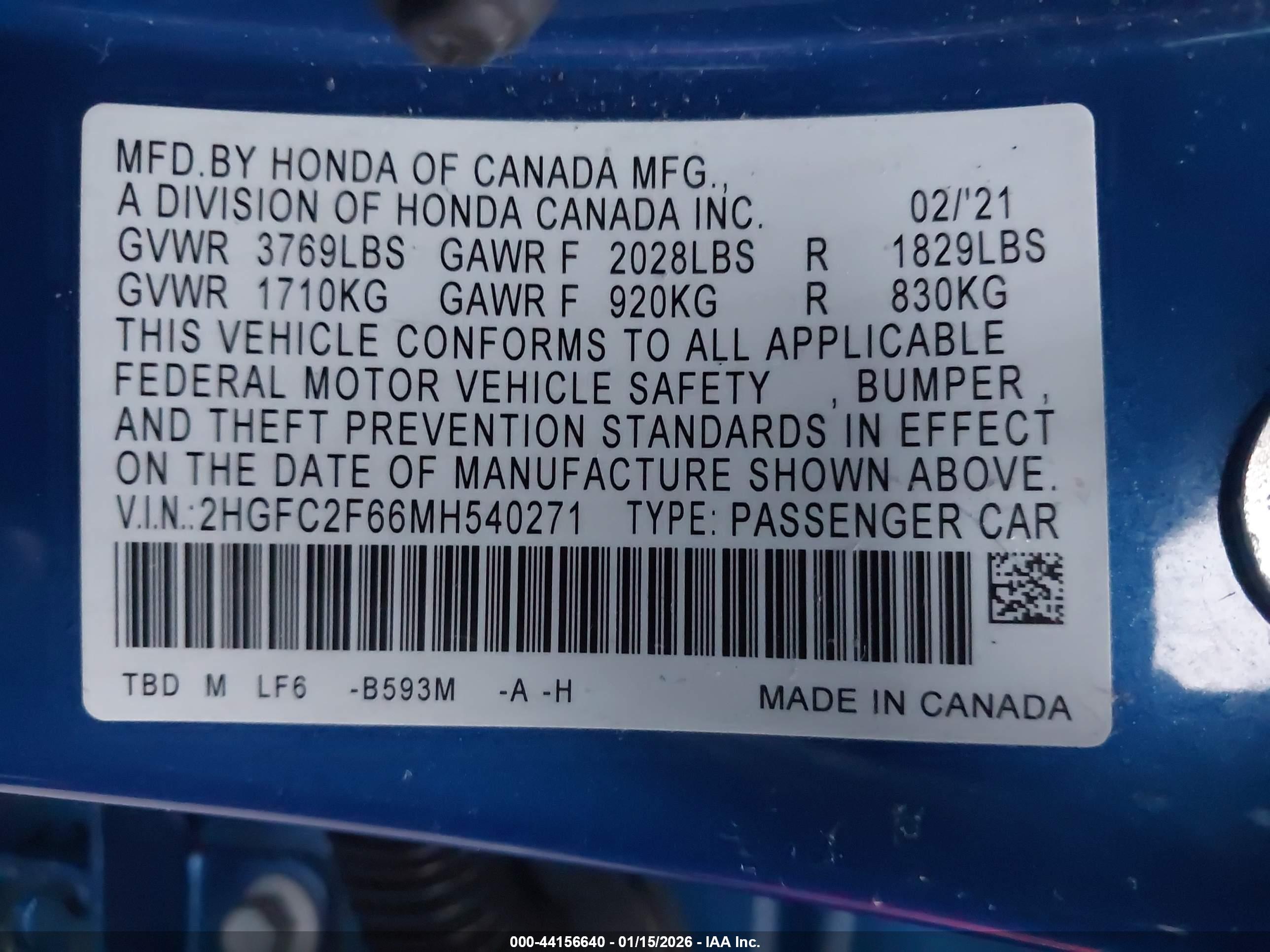 HONDA CIVIC image 9