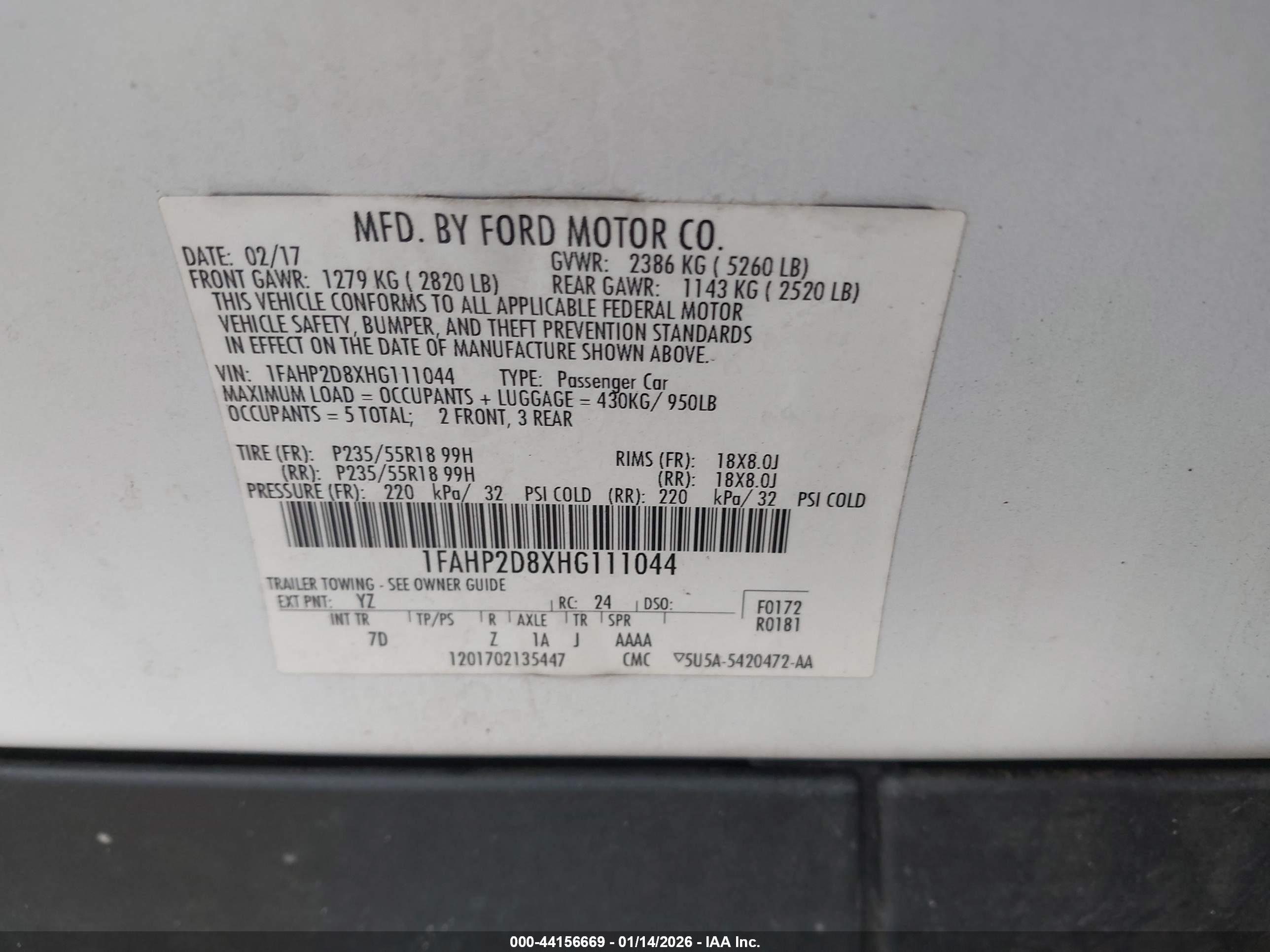 FORD TAURUS image 9