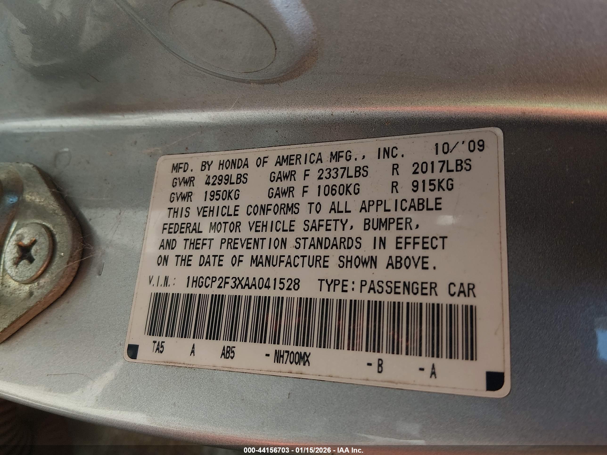 HONDA ACCORD image 9