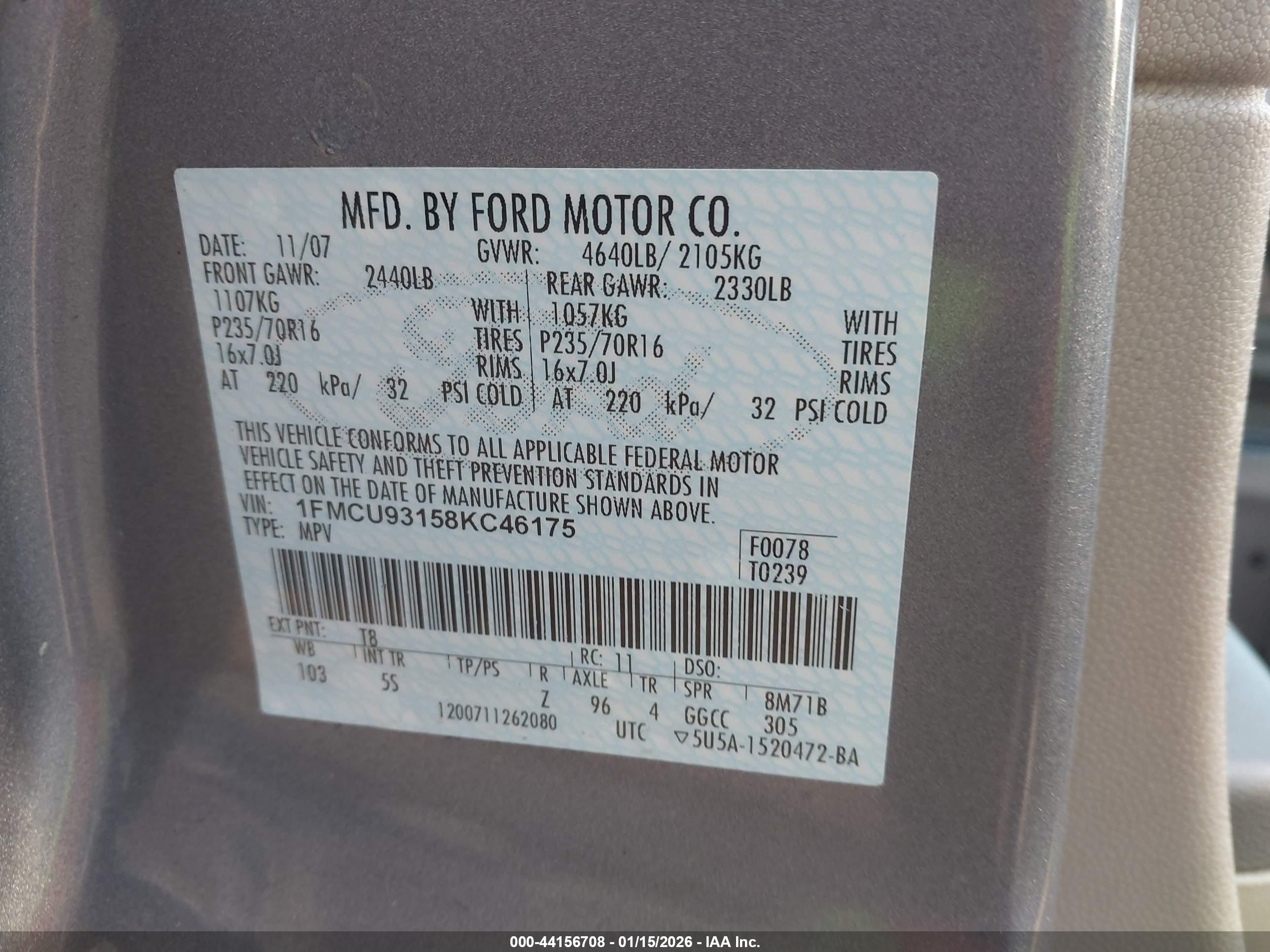 FORD ESCAPE image 9