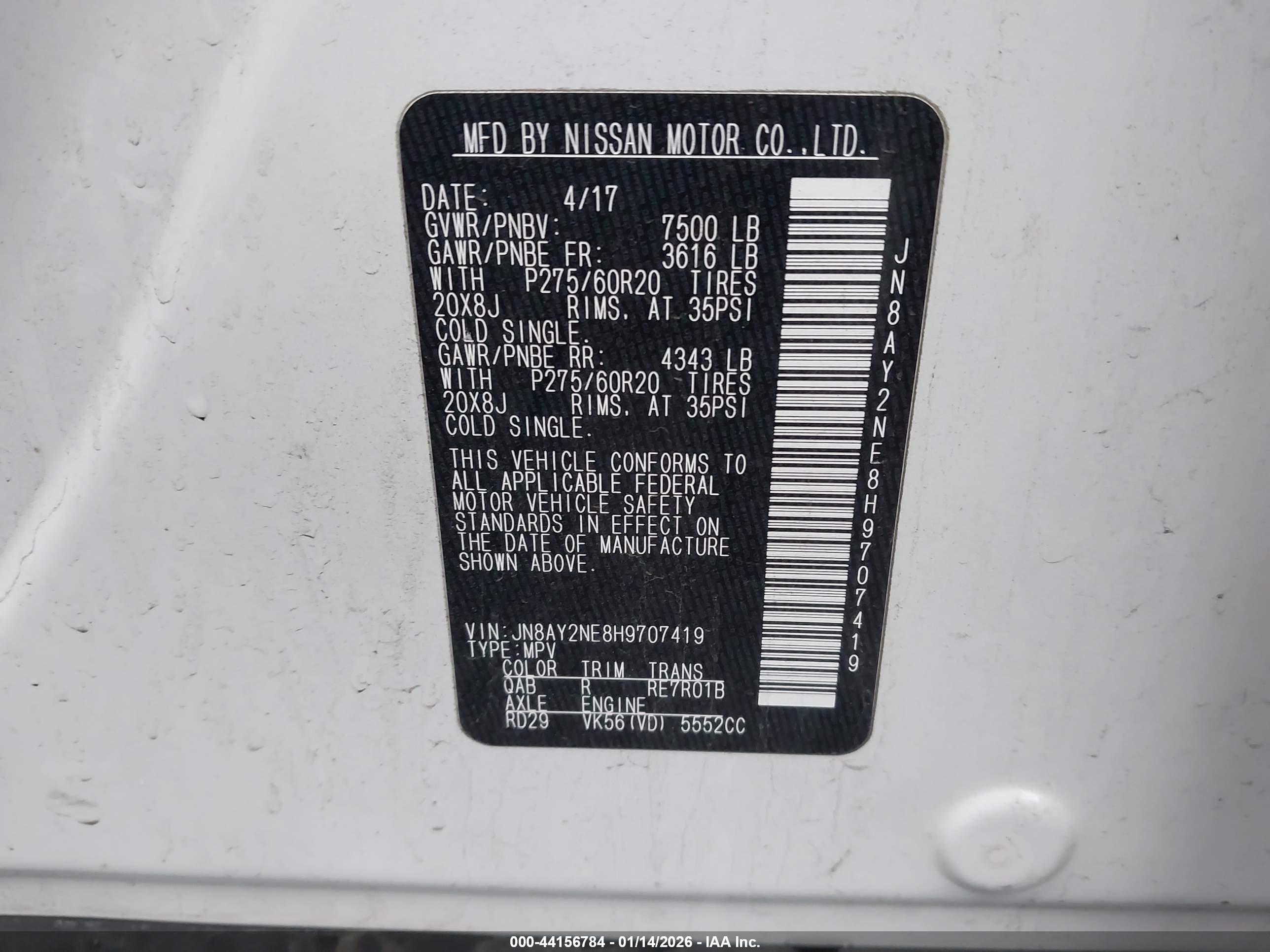 NISSAN ARMADA image 9