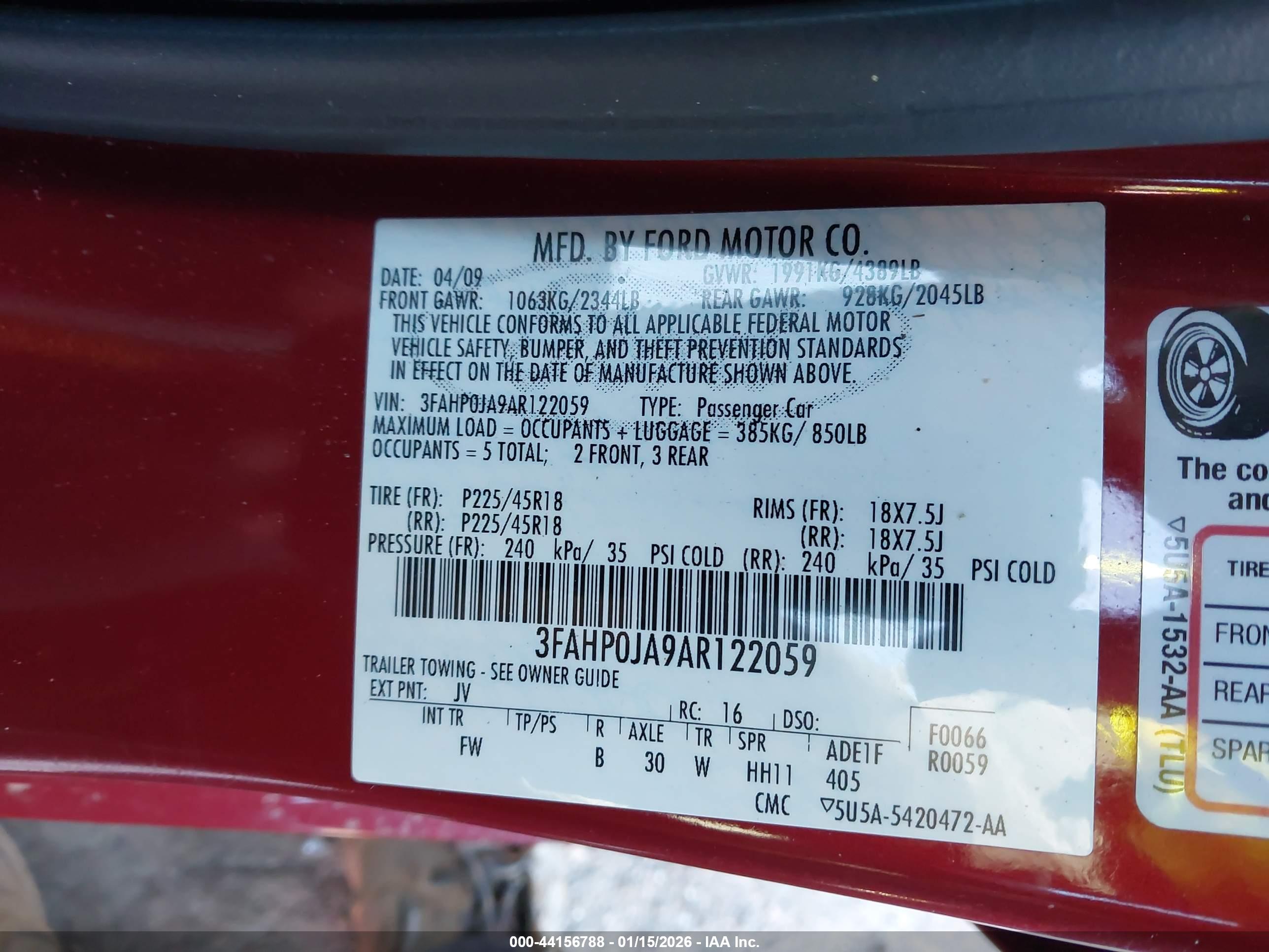 FORD FUSION image 9