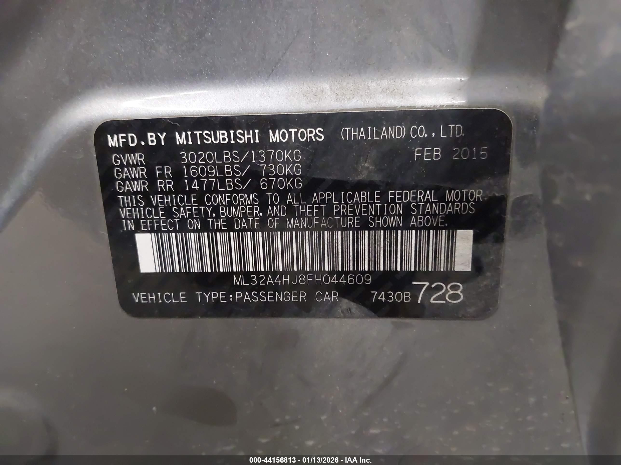 MITSUBISHI MIRAGE image 9
