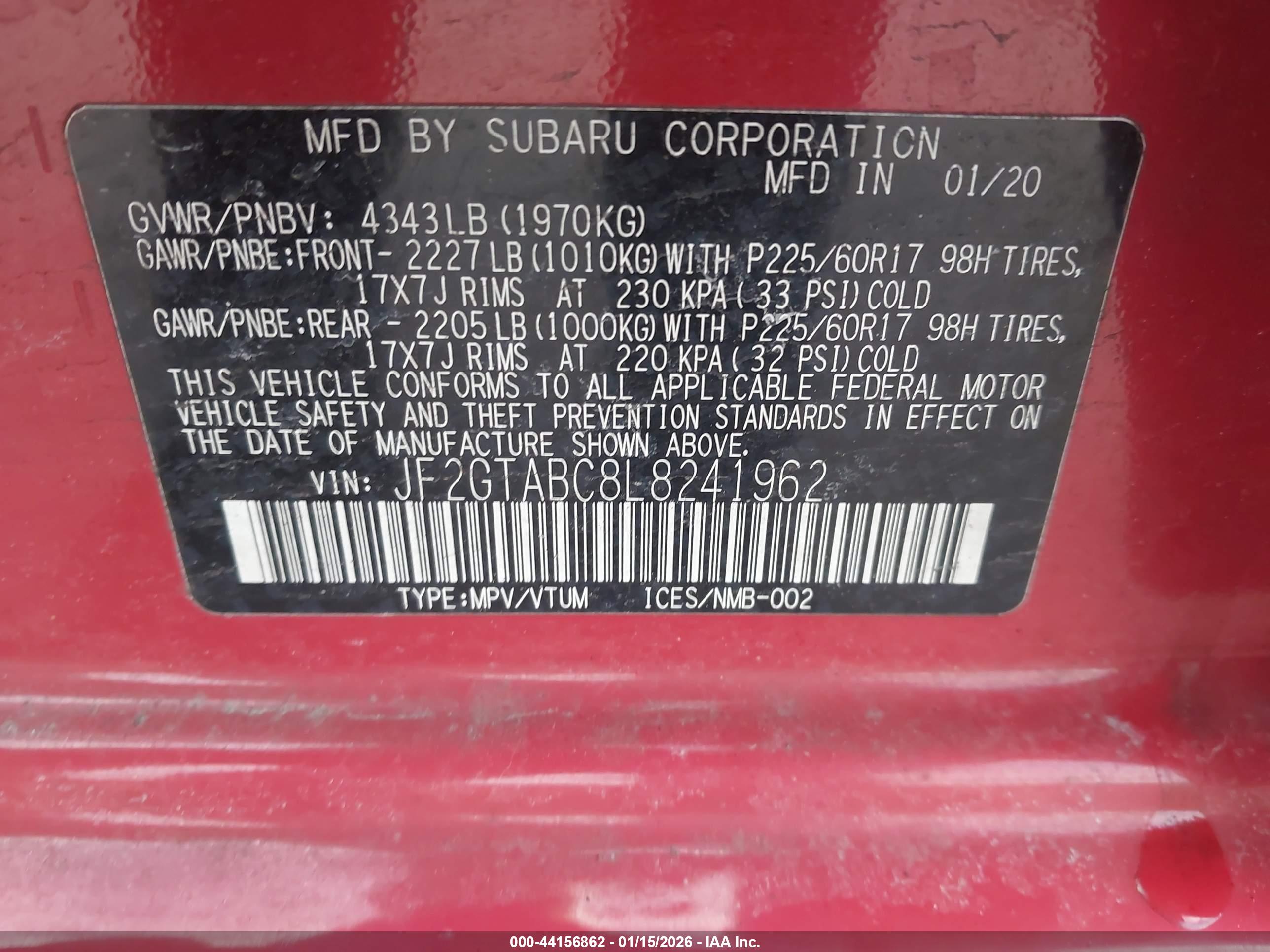 SUBARU CROSSTREK image 9