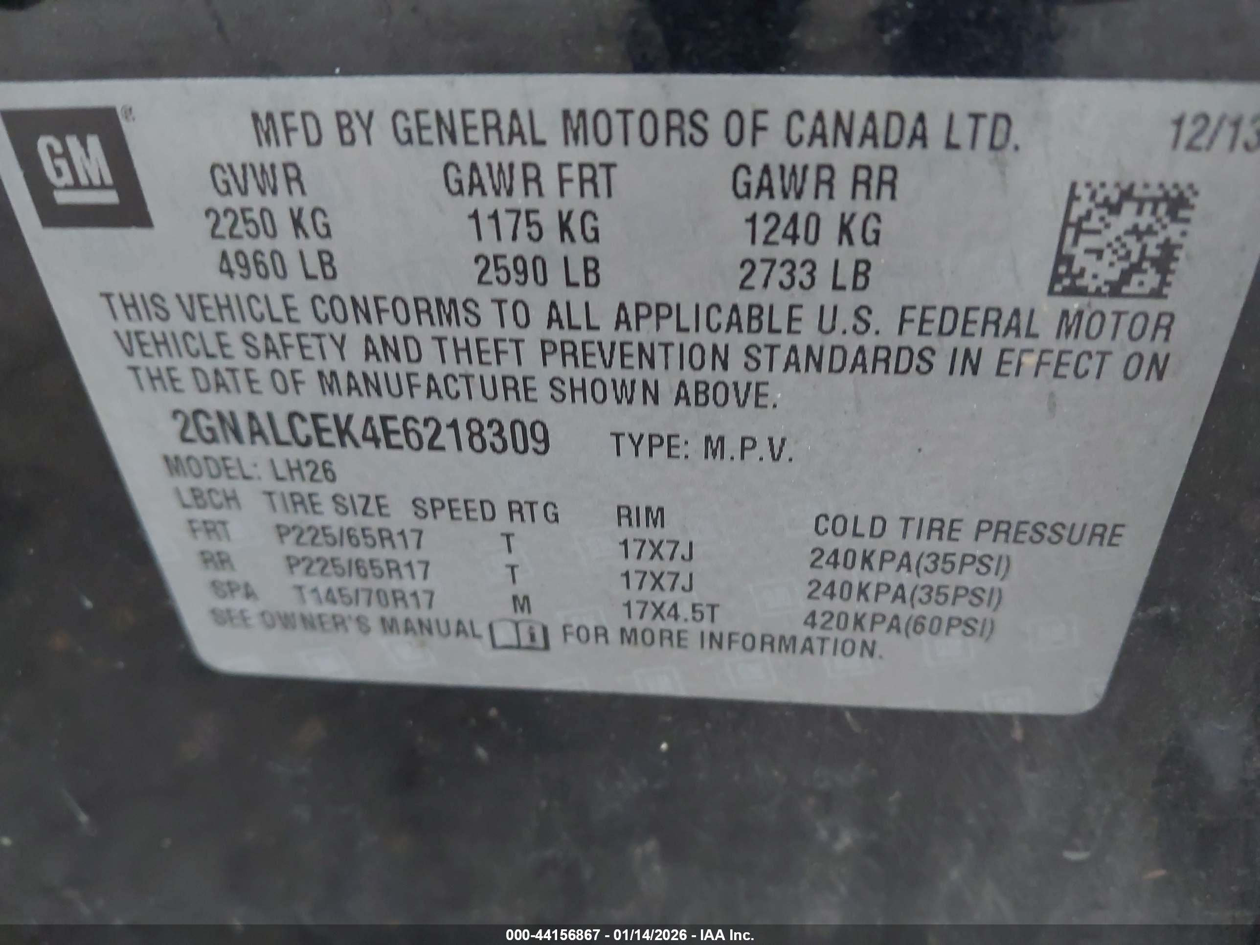 CHEVROLET EQUINOX image 9