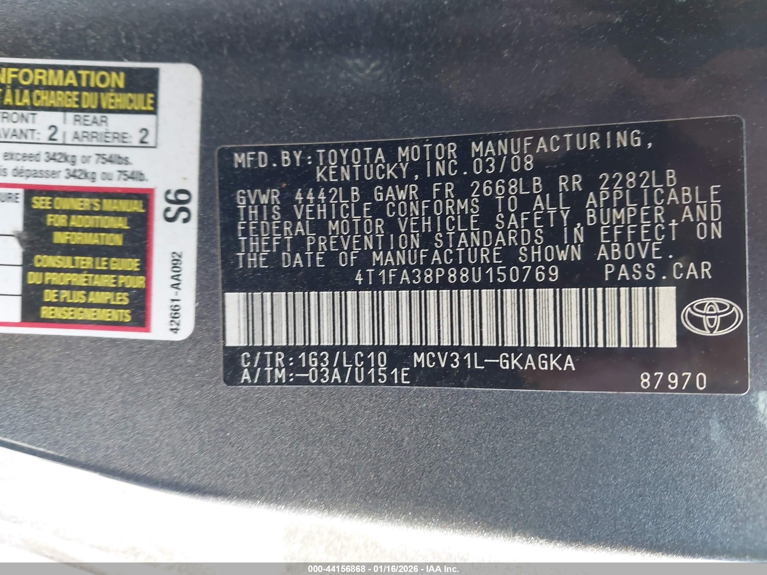 TOYOTA CAMRY image 9