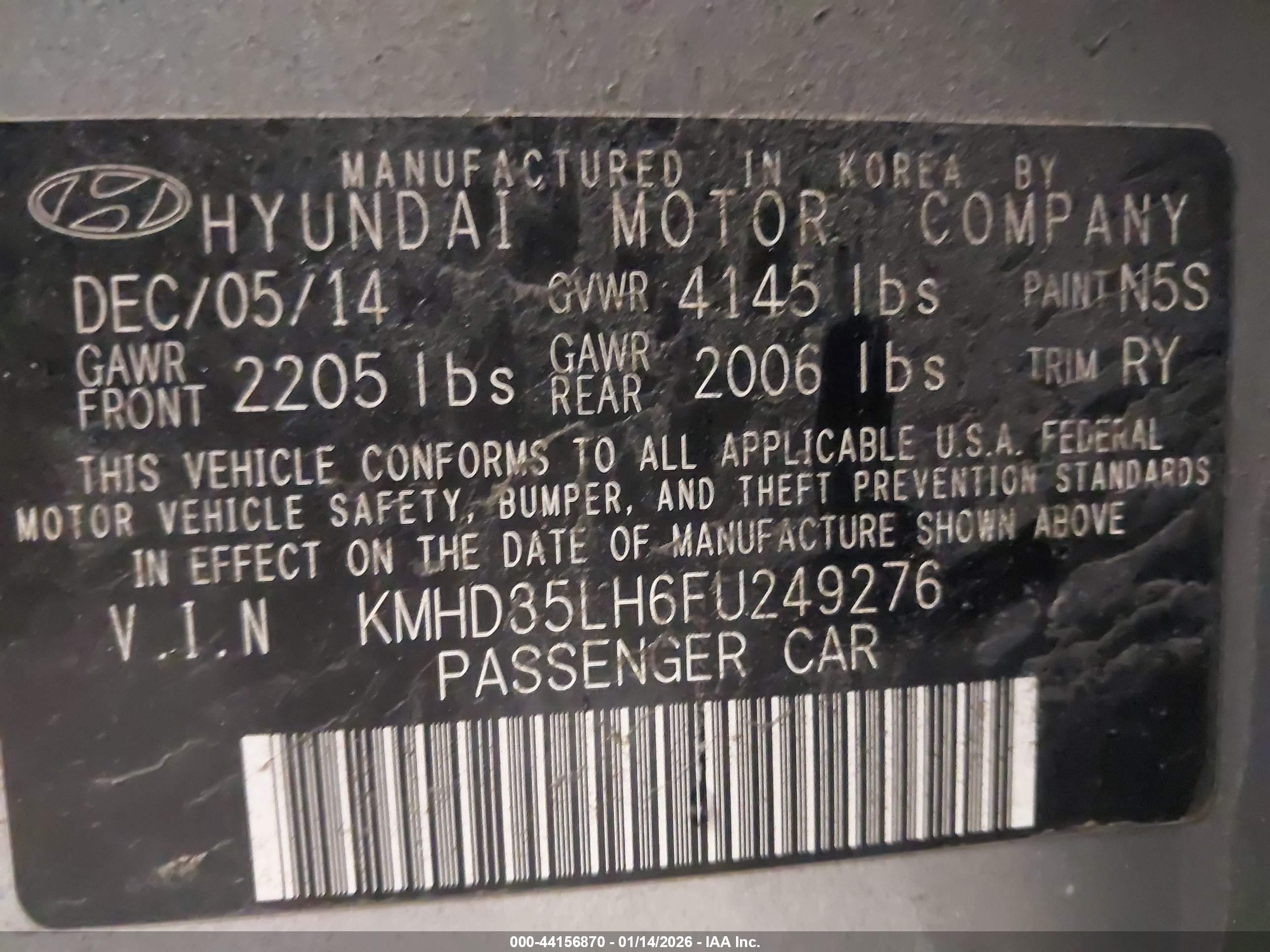 HYUNDAI ELANTRA image 9