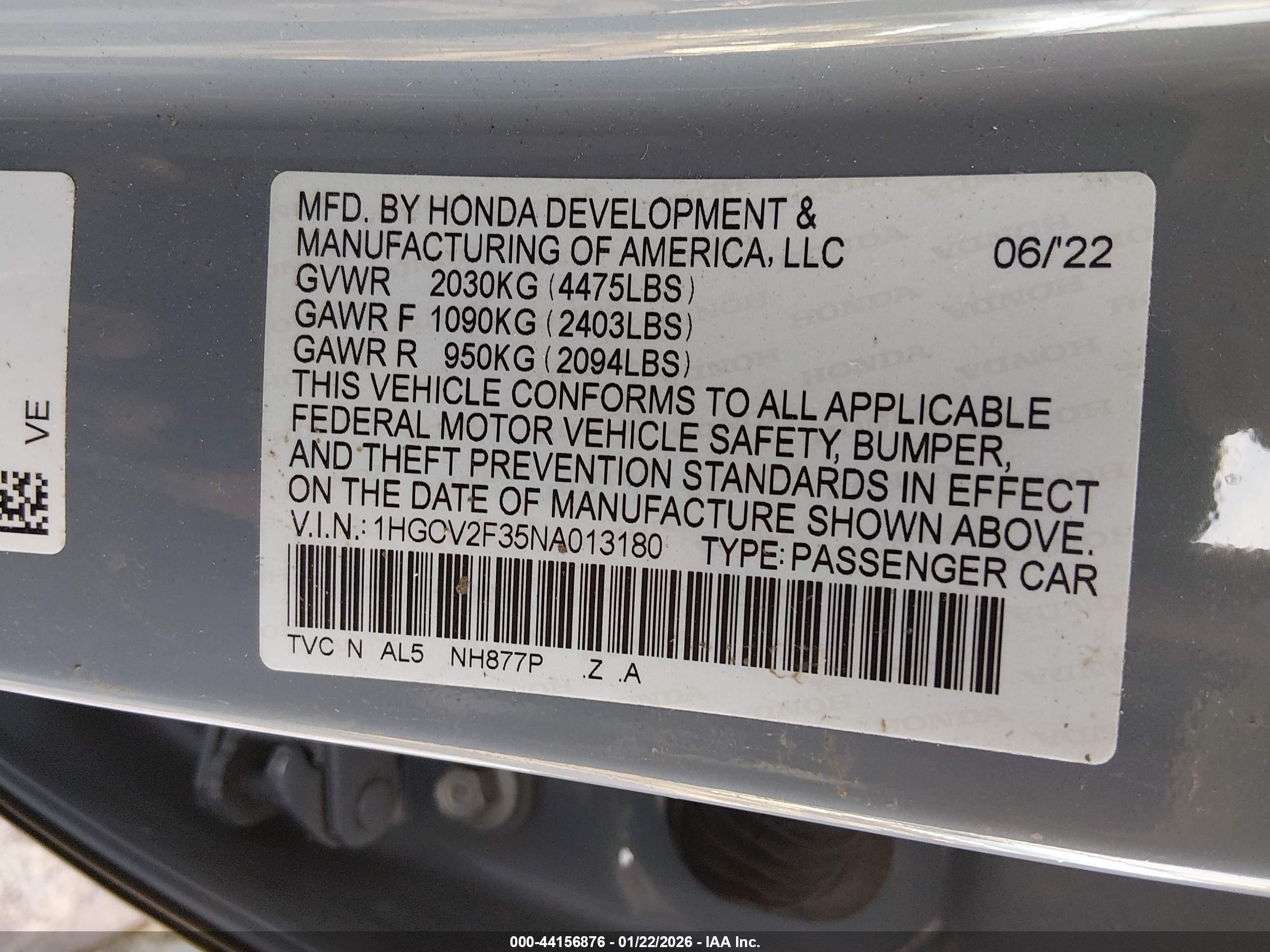 HONDA ACCORD image 9