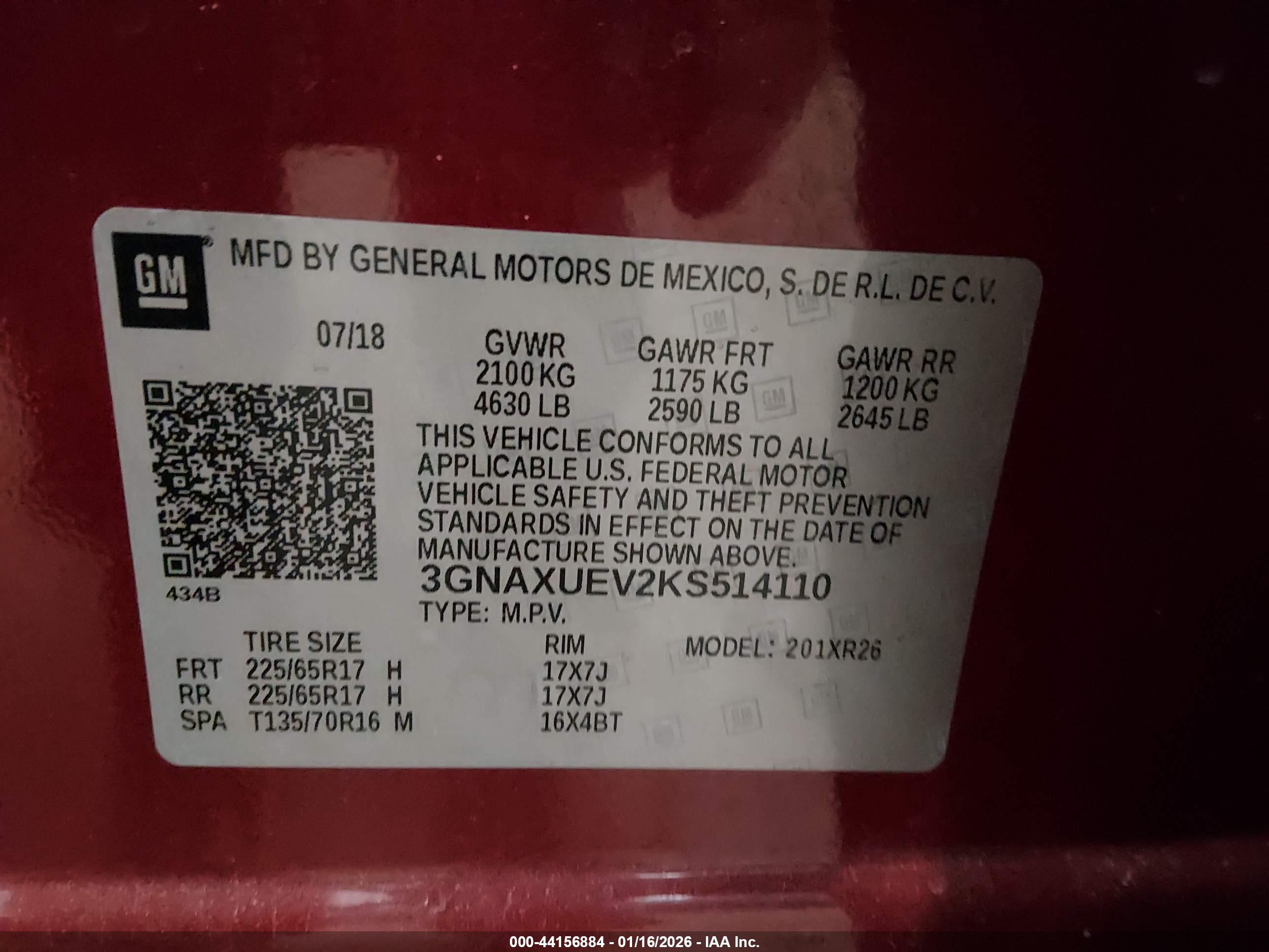 CHEVROLET EQUINOX image 9