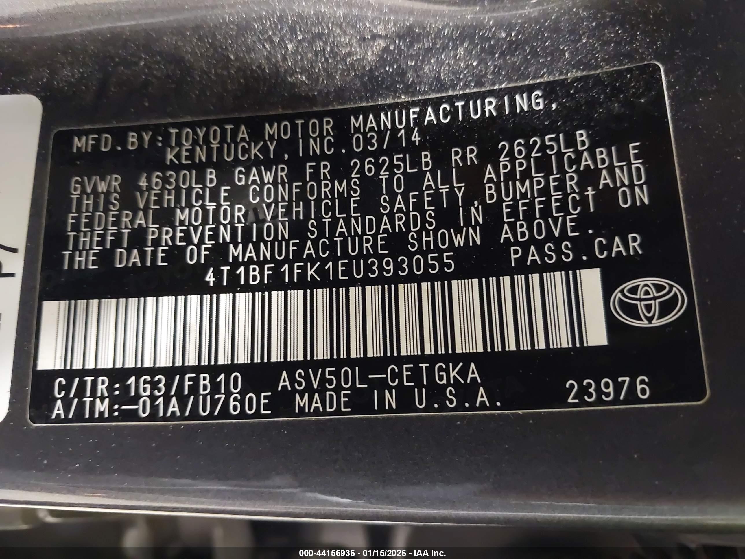 TOYOTA CAMRY image 9