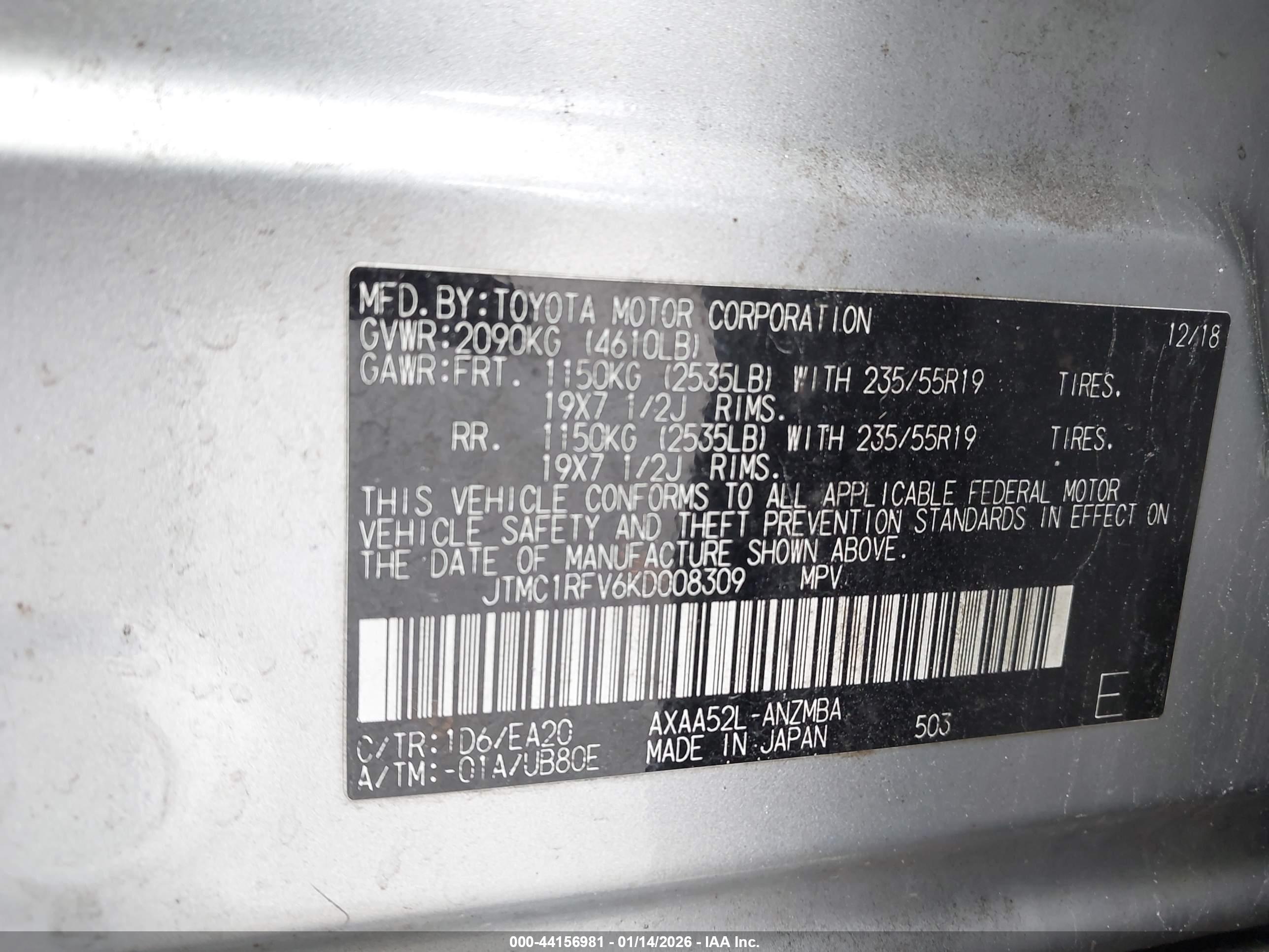 TOYOTA RAV4 image 9