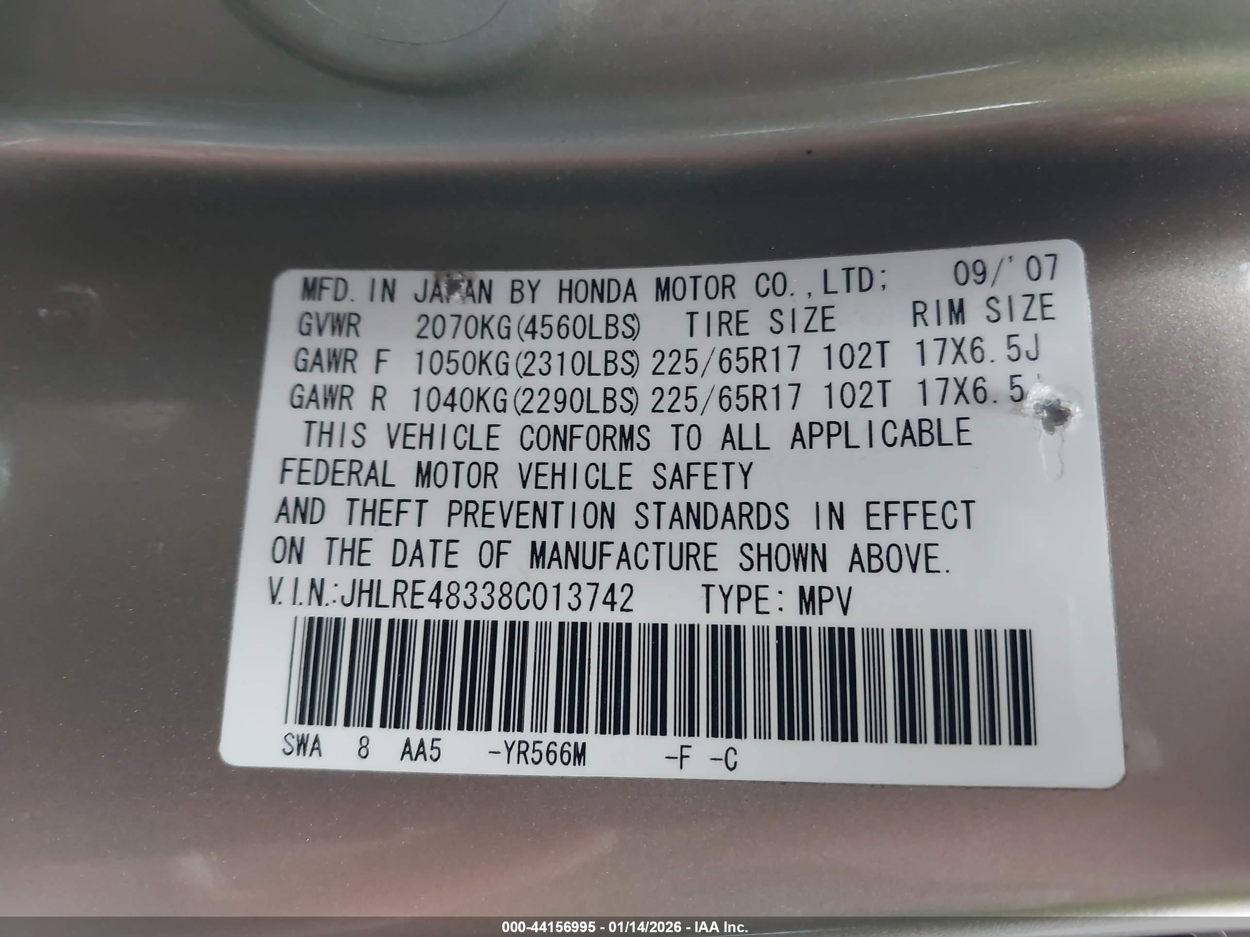HONDA CR-V image 9