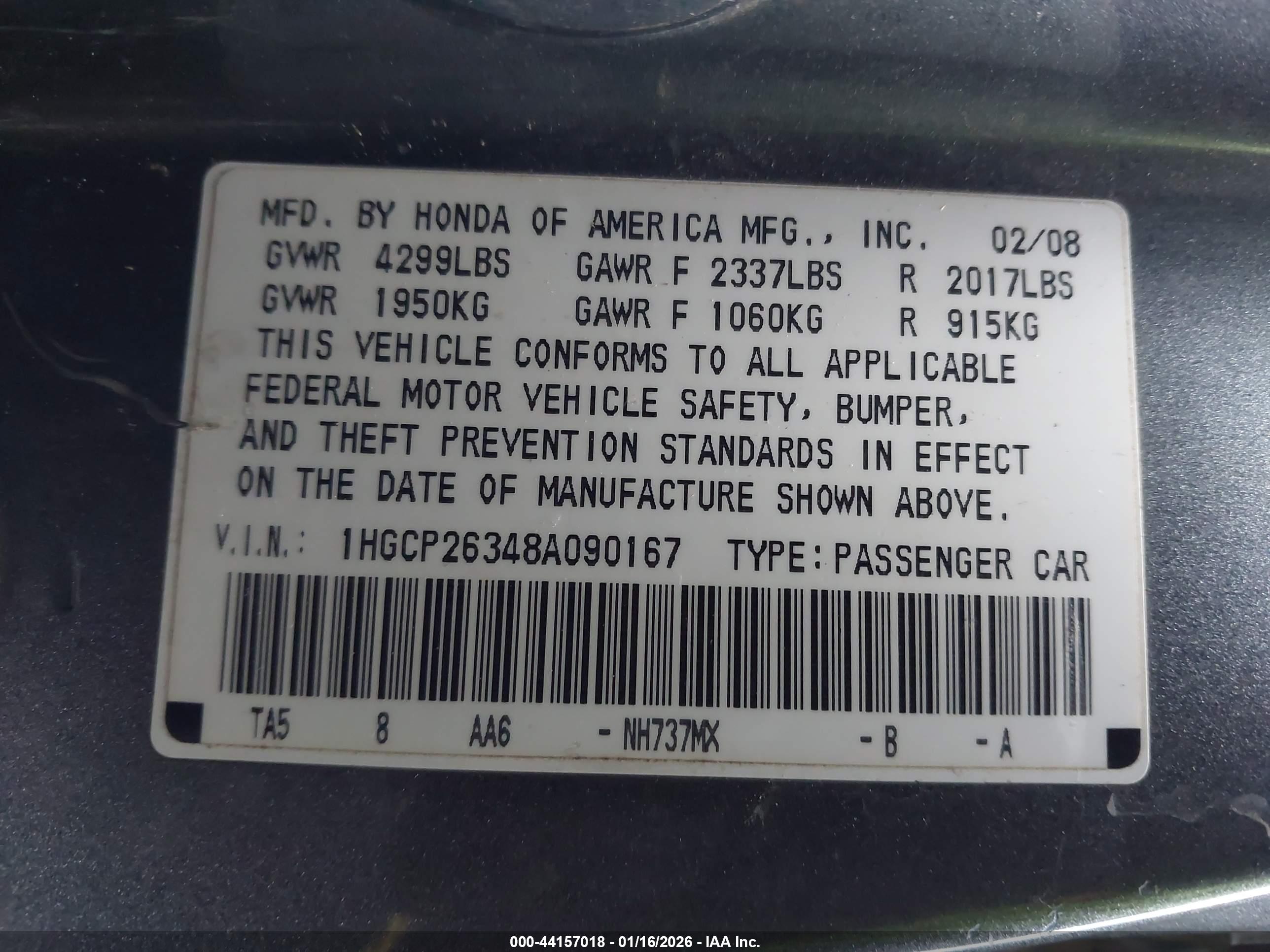 HONDA ACCORD image 9