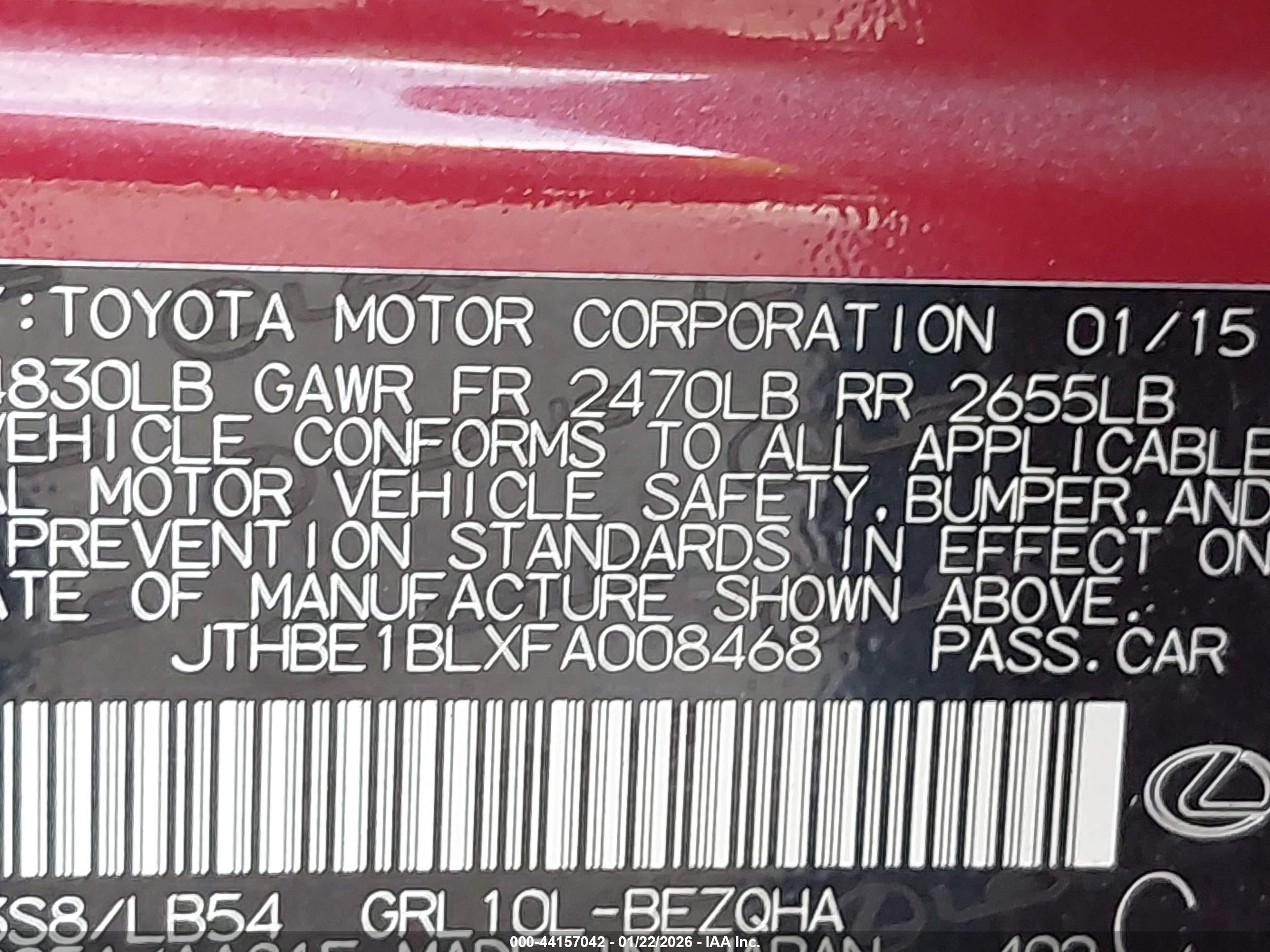 LEXUS GS image 9