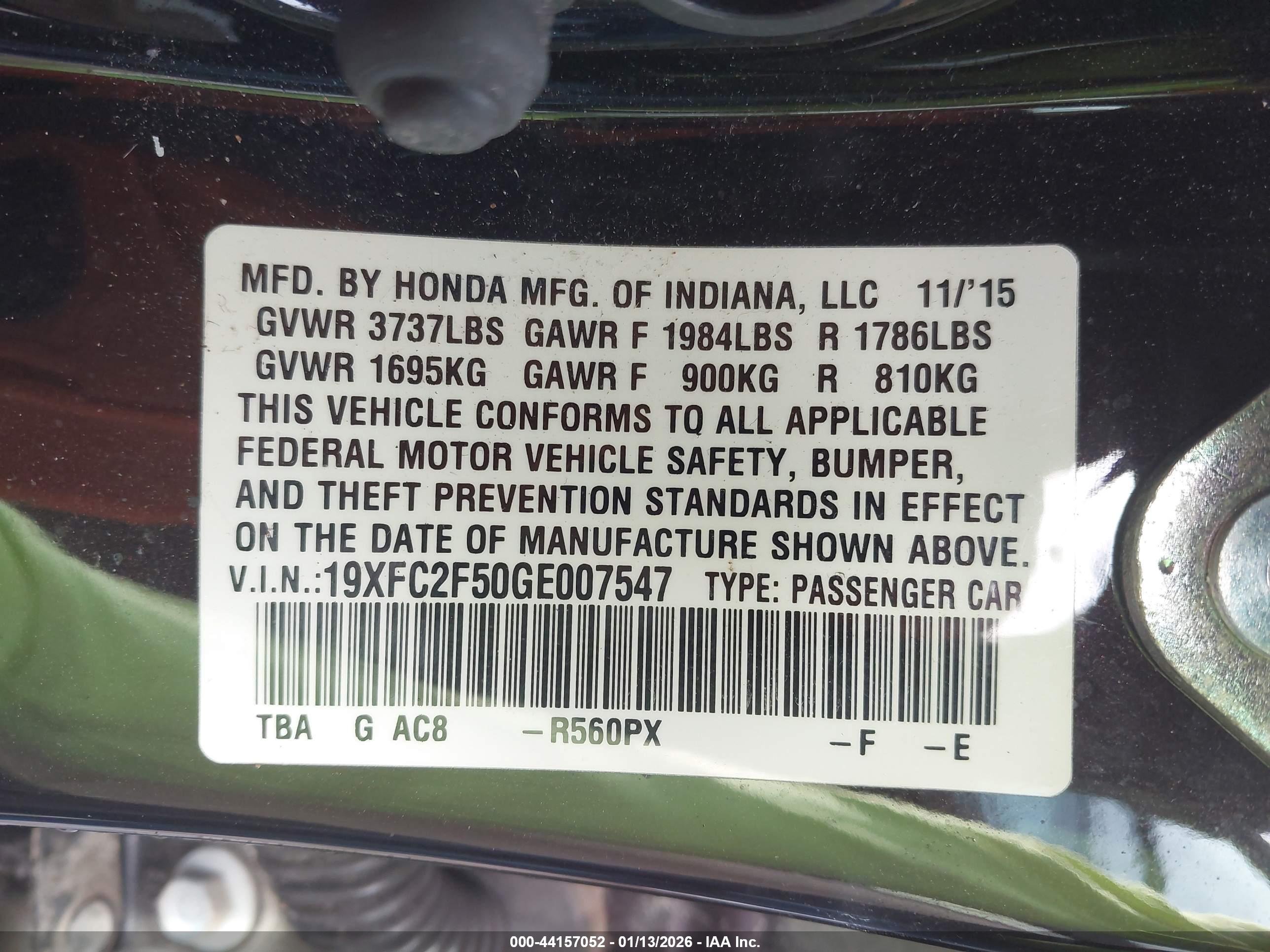 HONDA CIVIC image 9