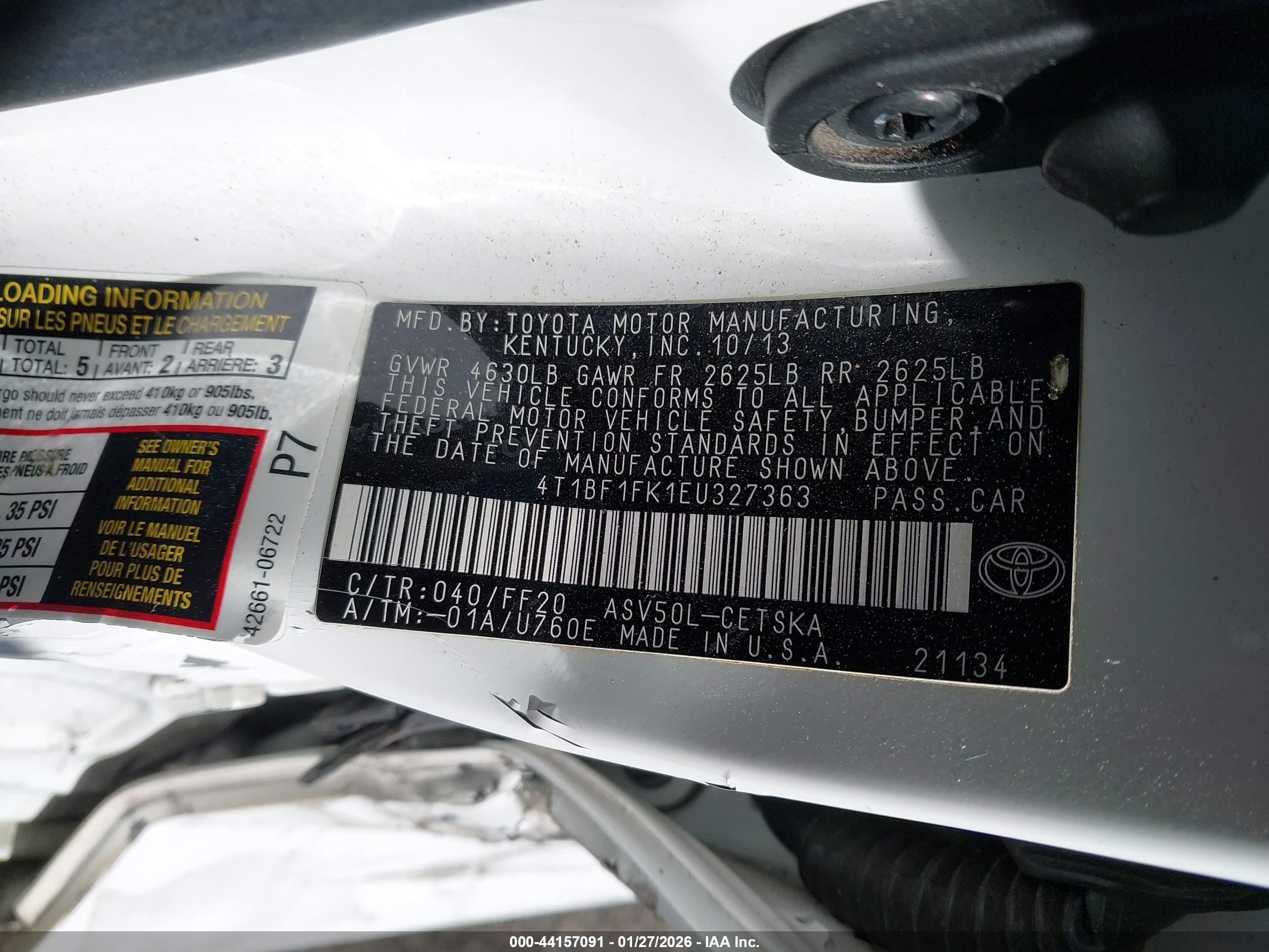 TOYOTA CAMRY image 9