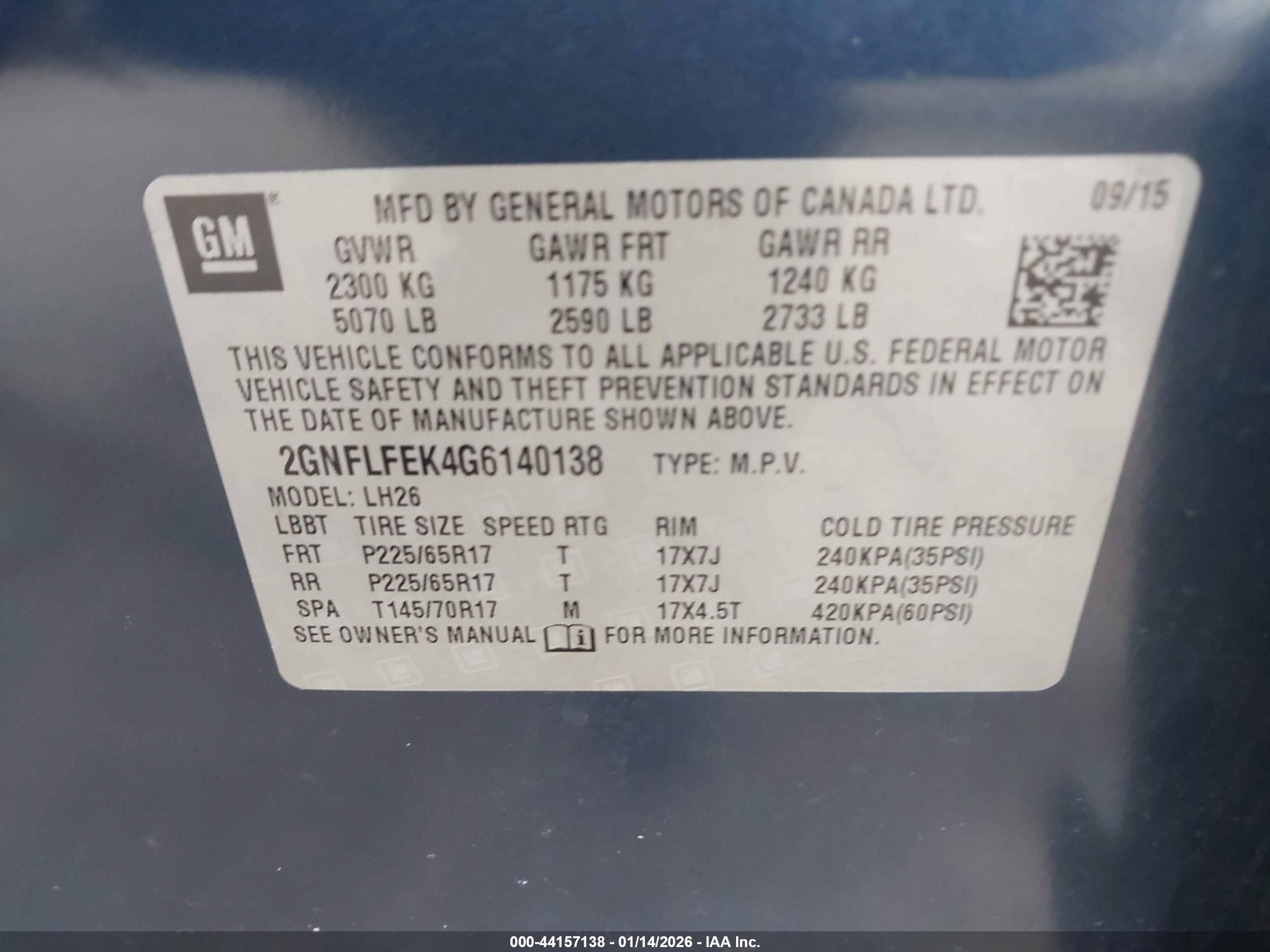 CHEVROLET EQUINOX image 9
