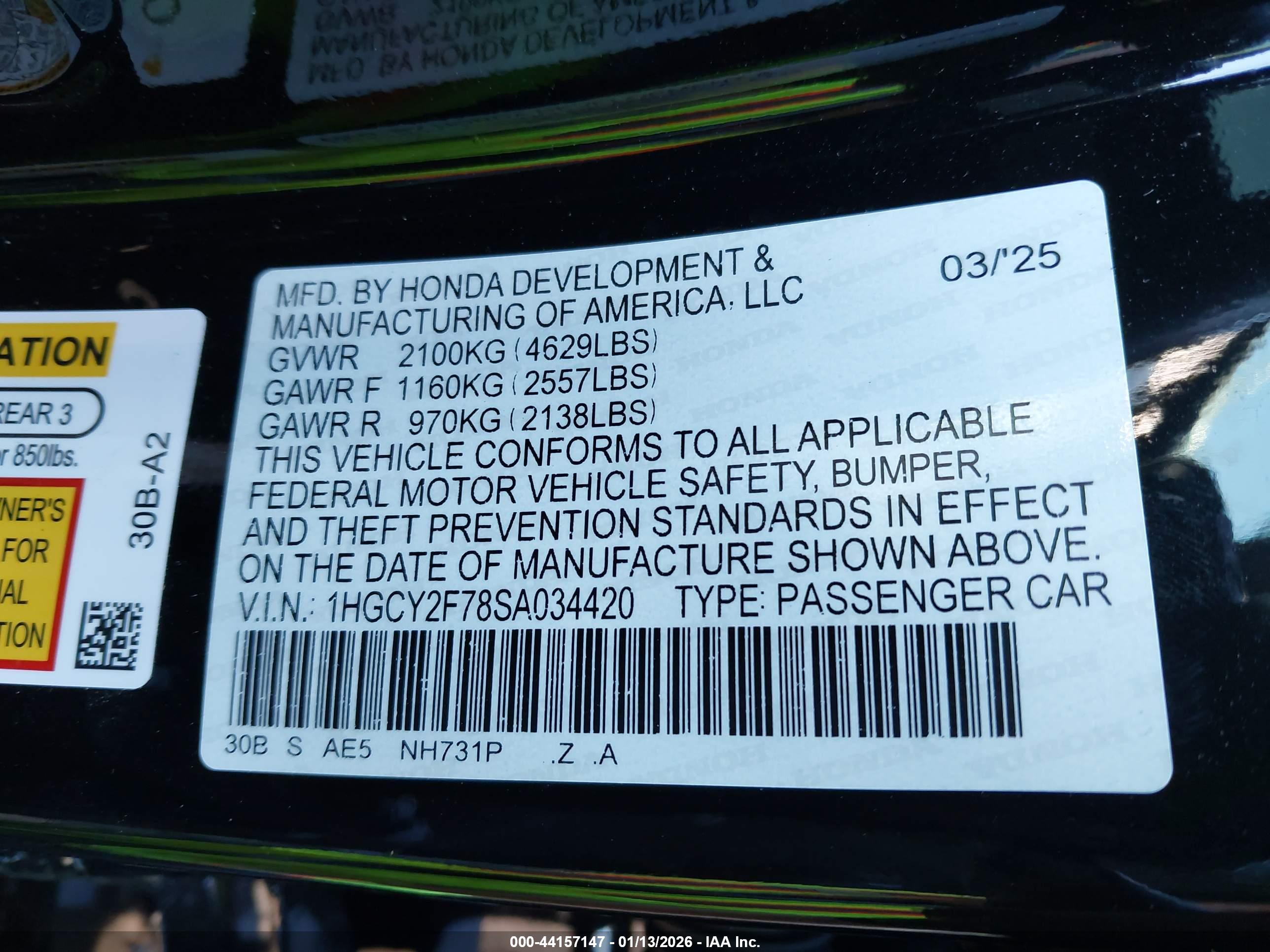 HONDA ACCORD image 9