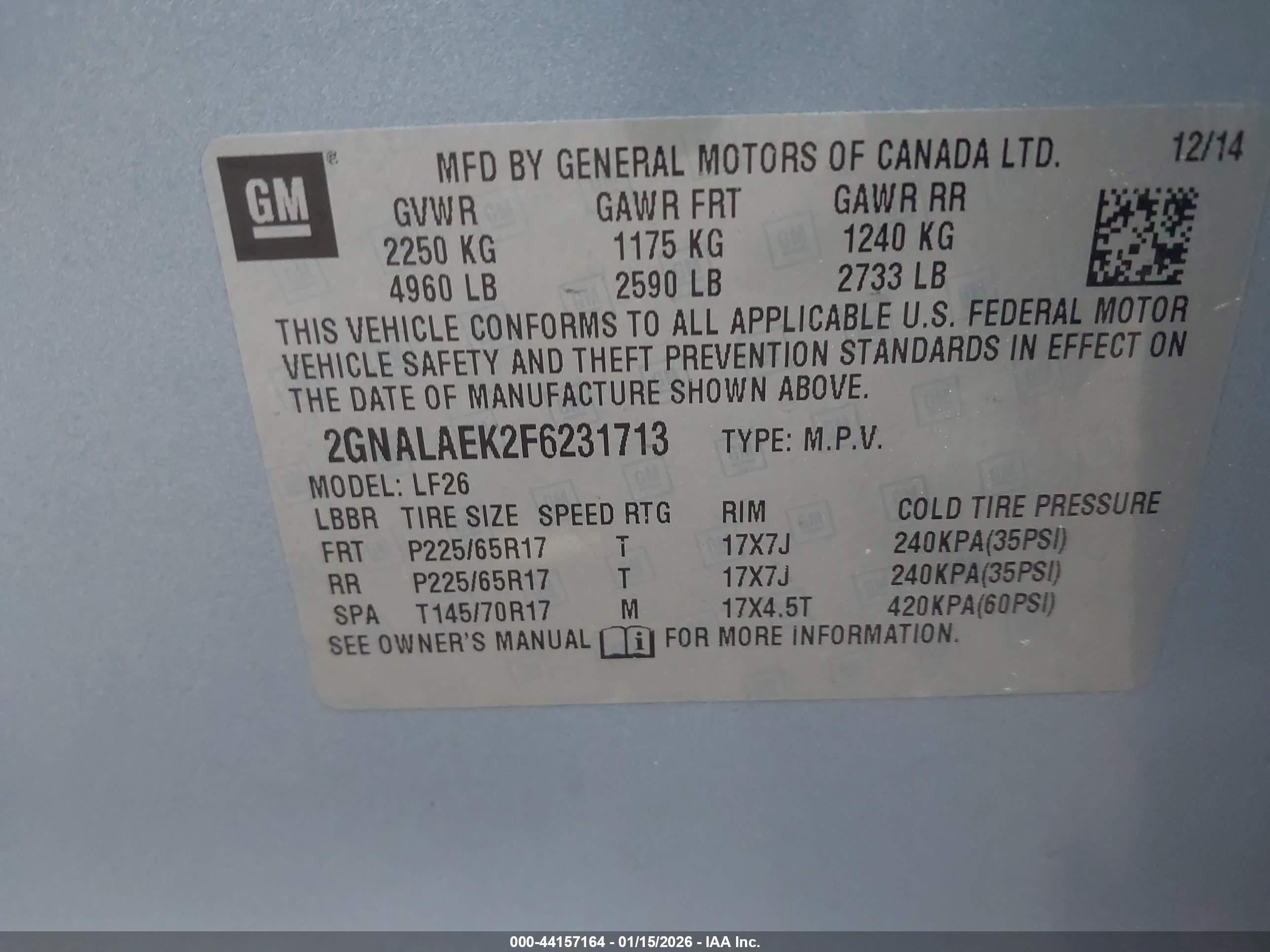 CHEVROLET EQUINOX image 9