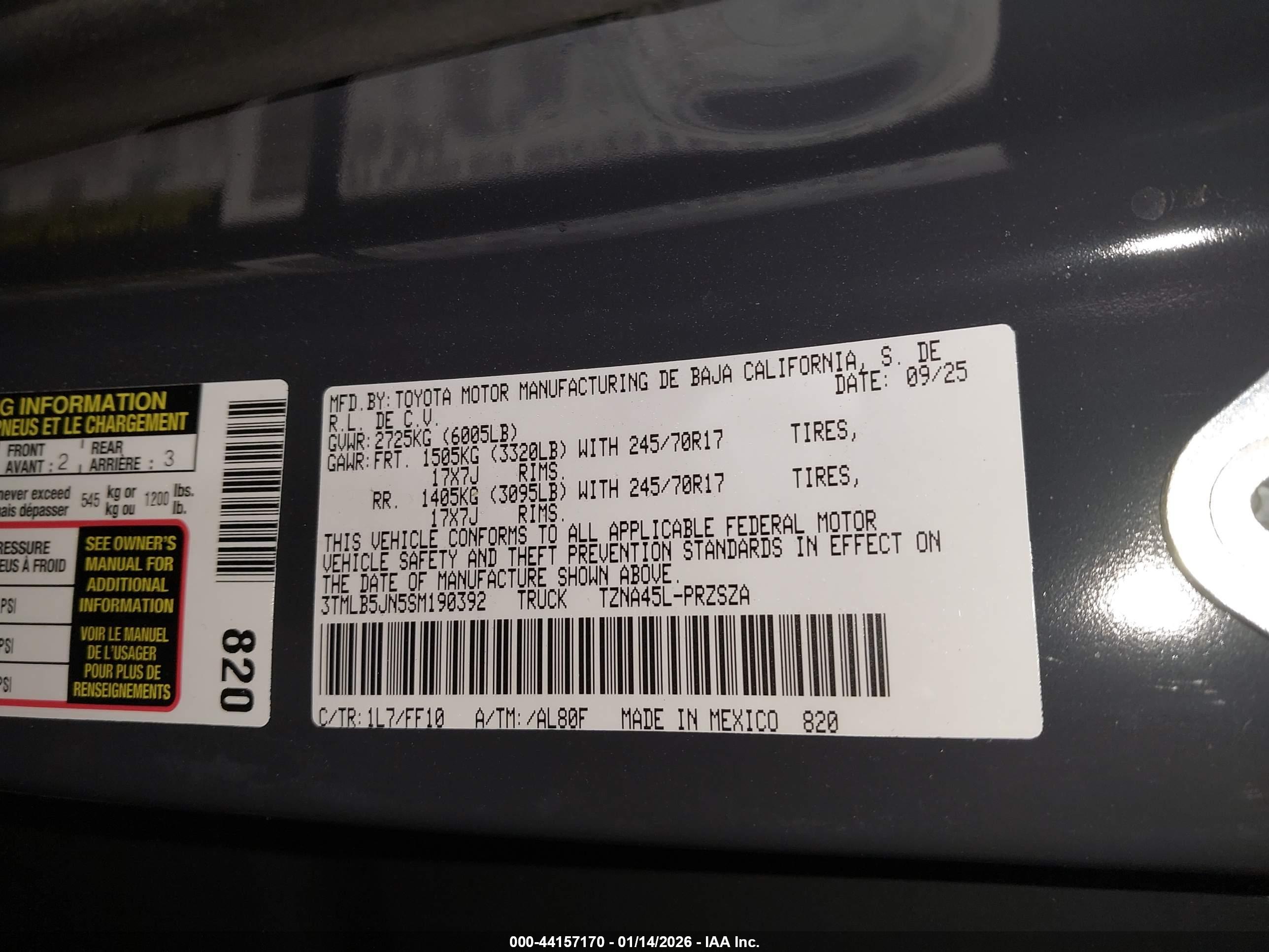 TOYOTA TACOMA image 9