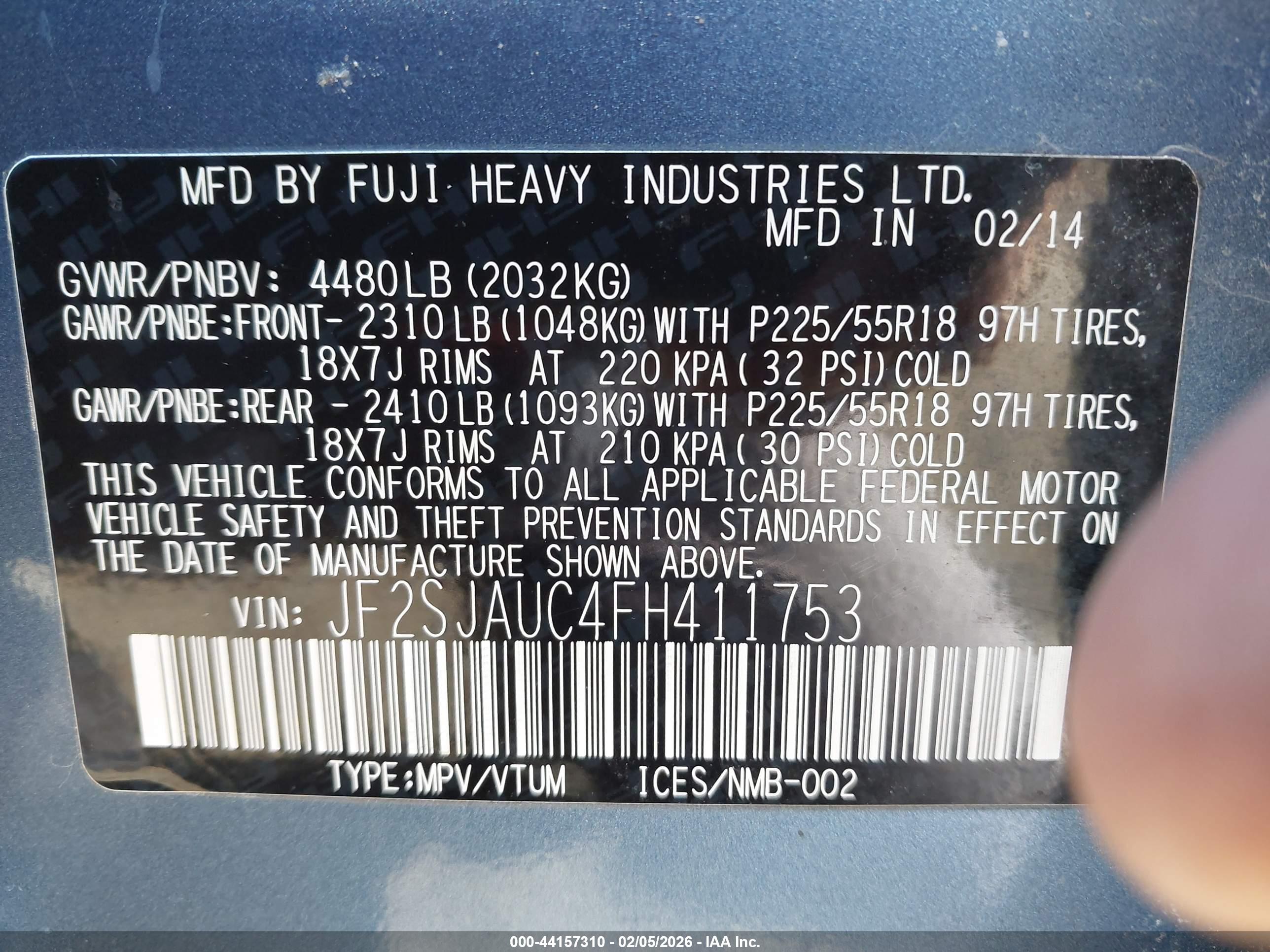 SUBARU FORESTER image 9