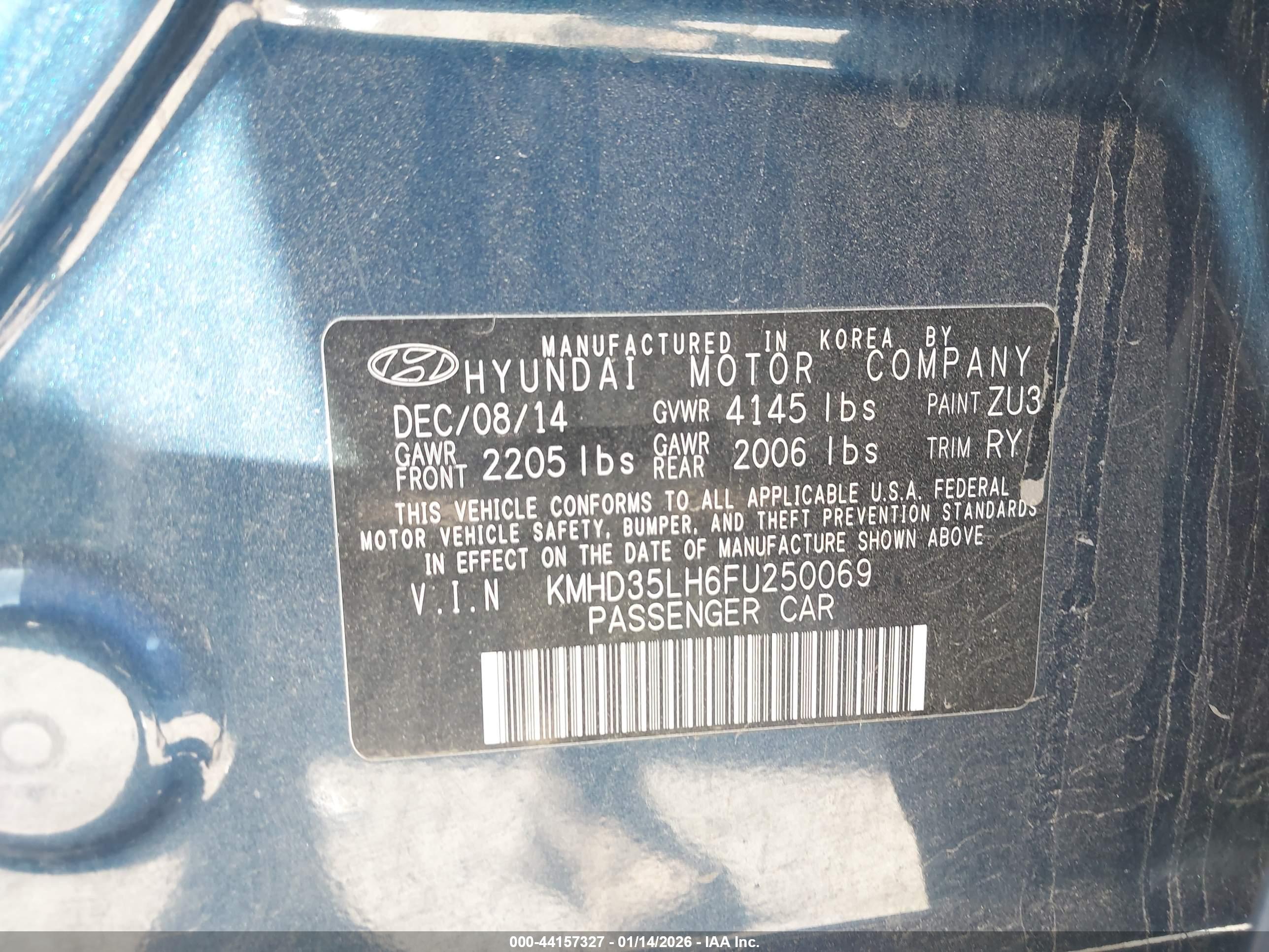 HYUNDAI ELANTRA image 9