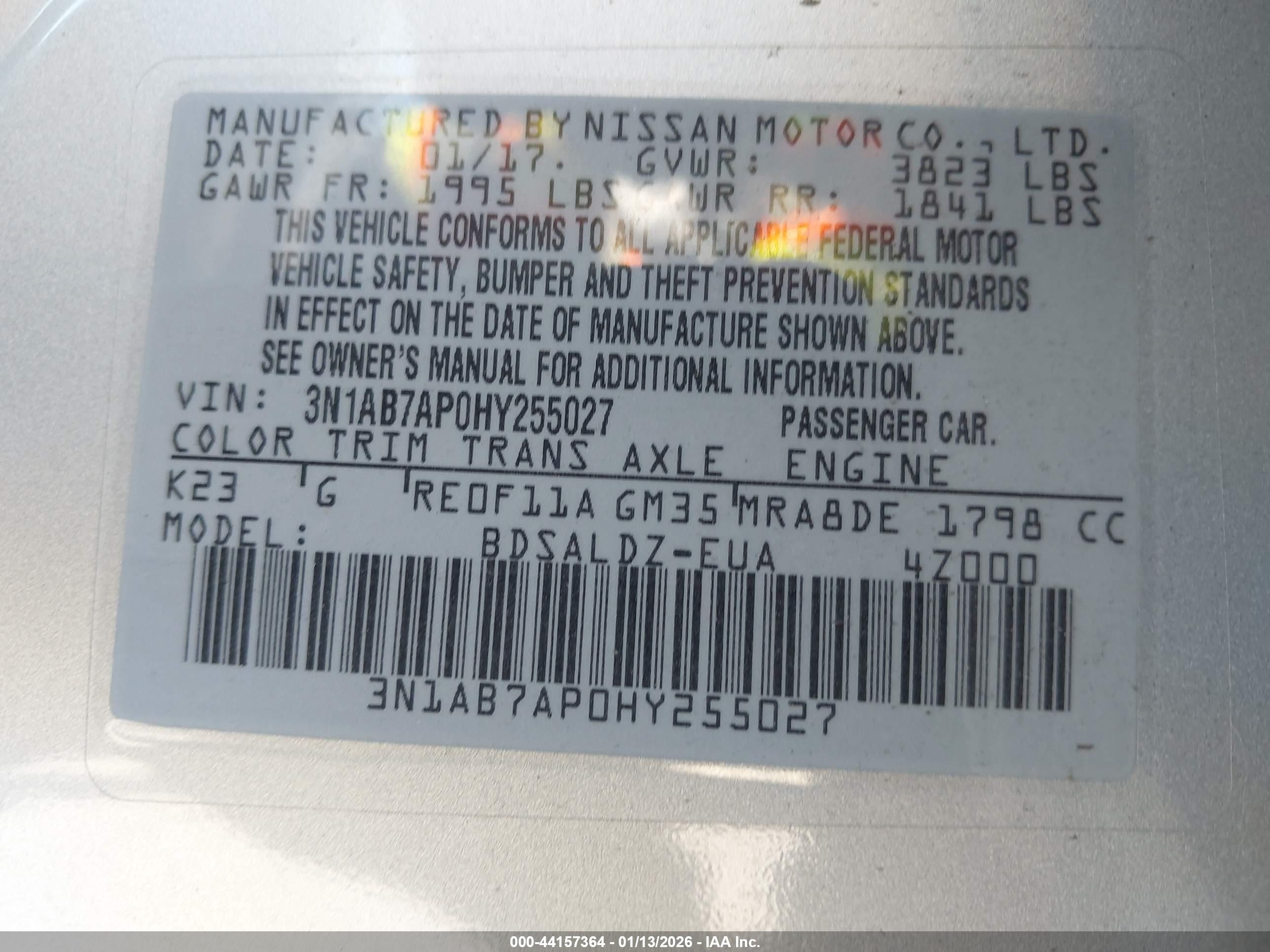 NISSAN SENTRA image 9