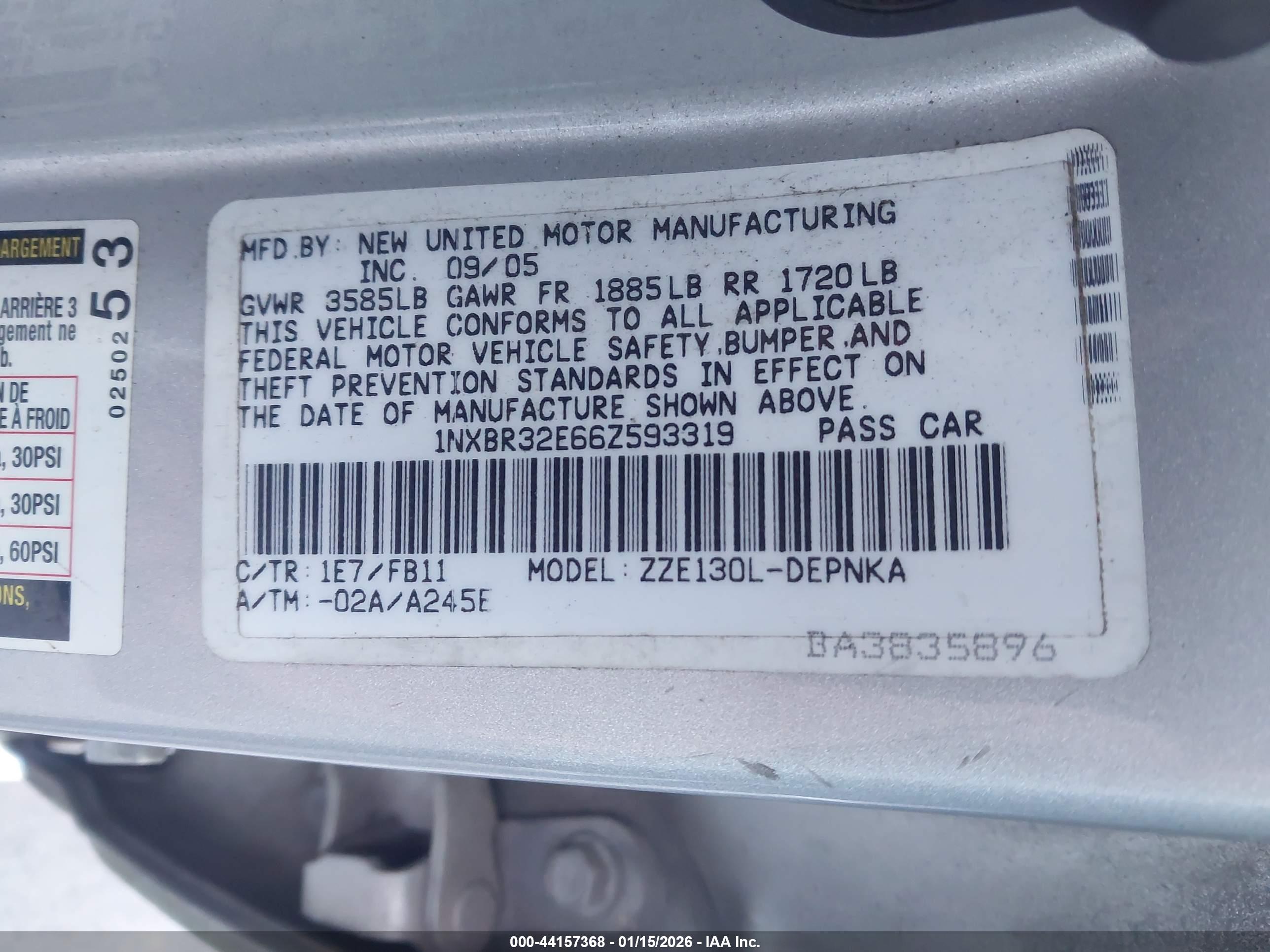 TOYOTA COROLLA image 9