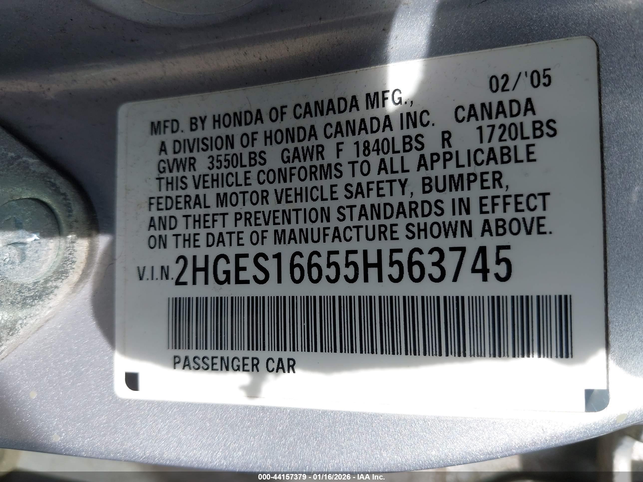 HONDA CIVIC image 9